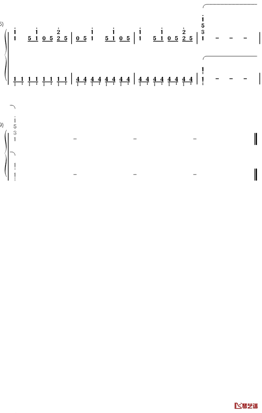 Morning Arch钢琴简谱-数字双手-河野マリナ11