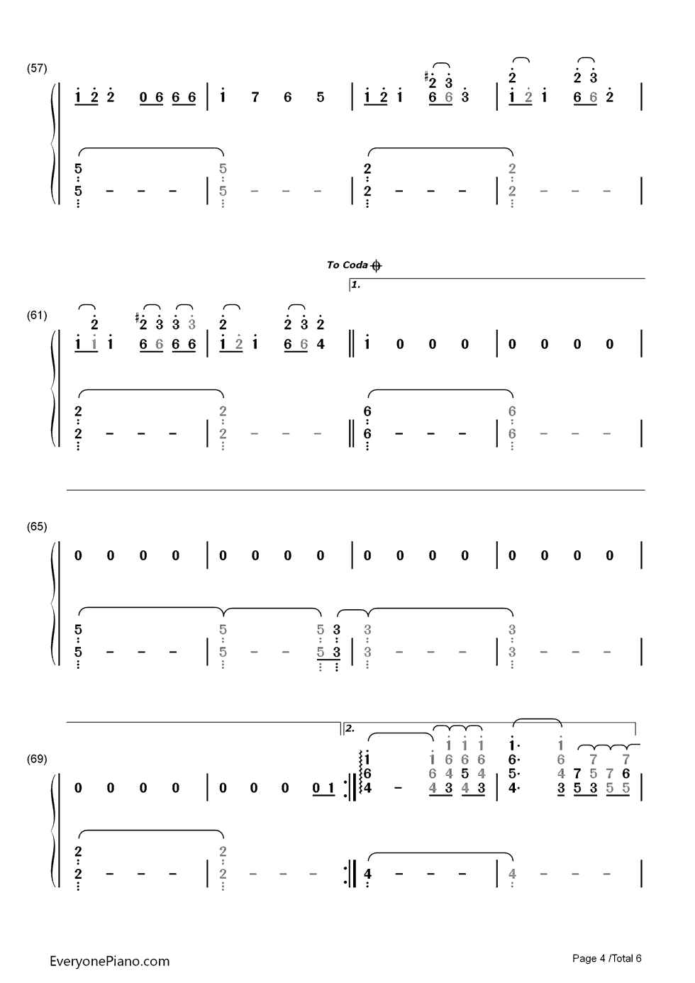 I Miss You钢琴简谱-数字双手-Adele4