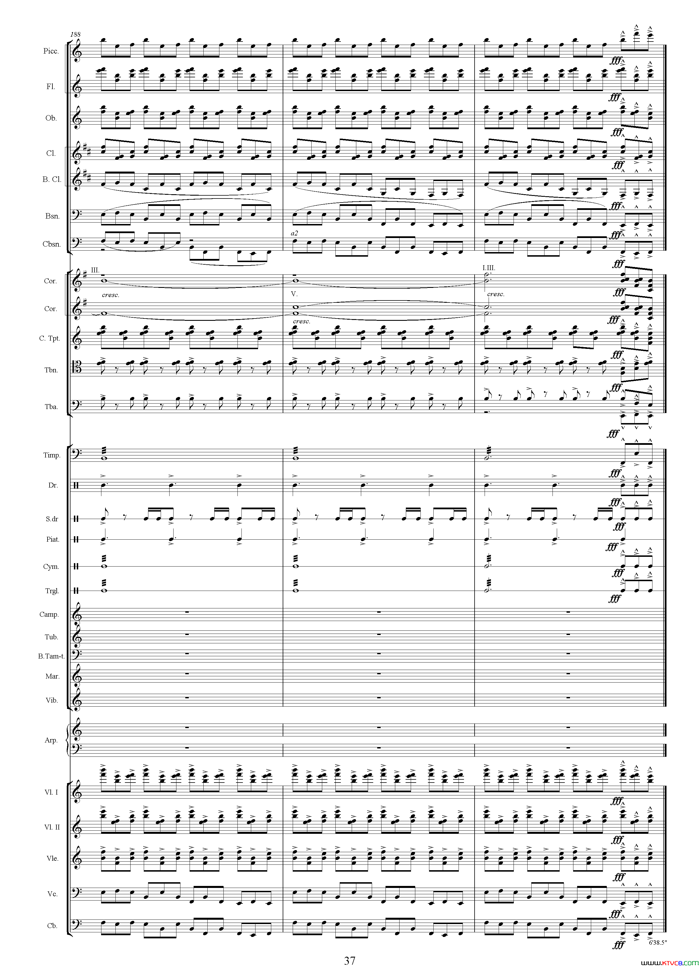 朱元璋还乡电视剧《传奇皇帝朱元璋》主题音乐总谱简谱1