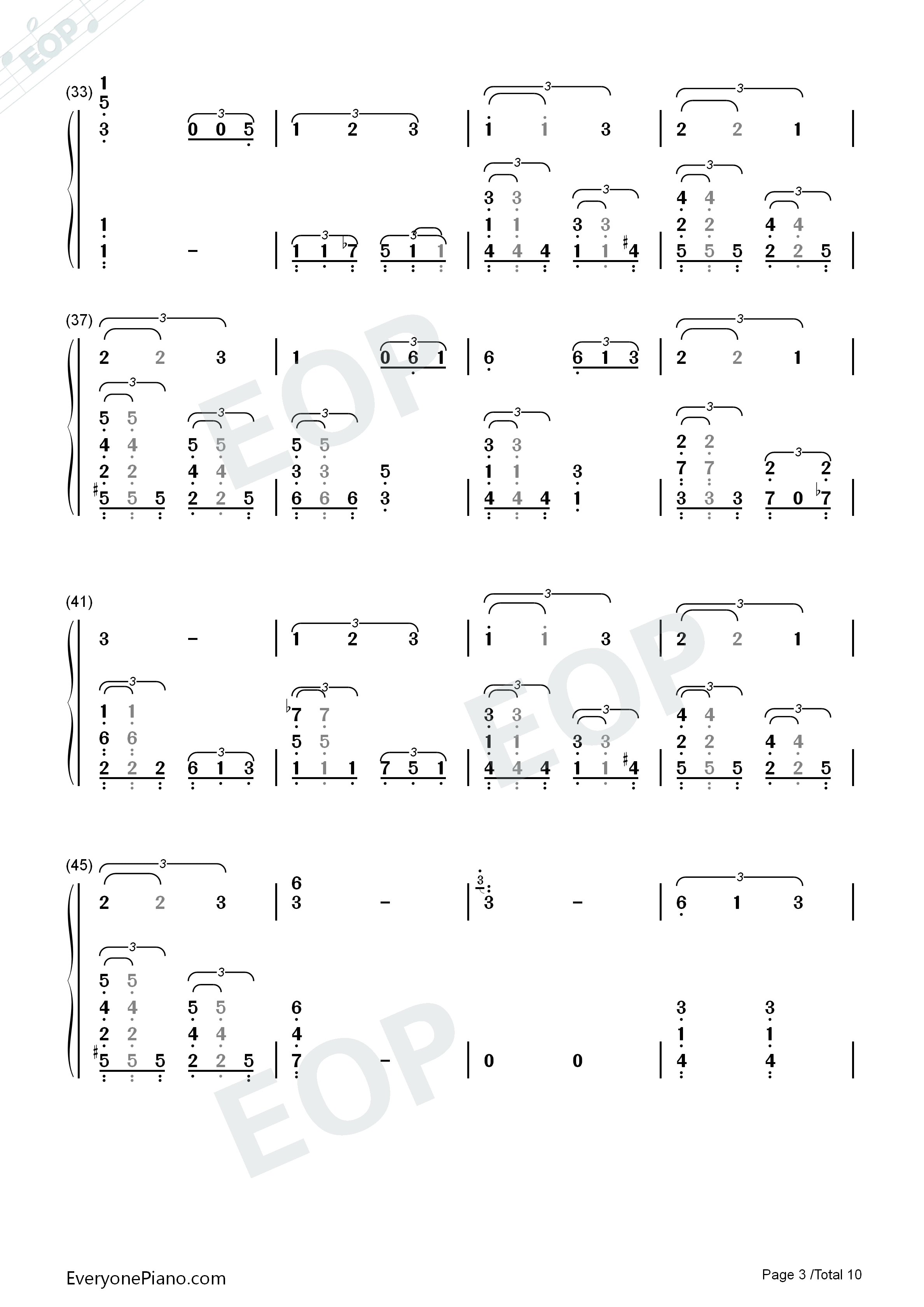 地球をあげる钢琴简谱-LUMi はるまきごはん演唱3