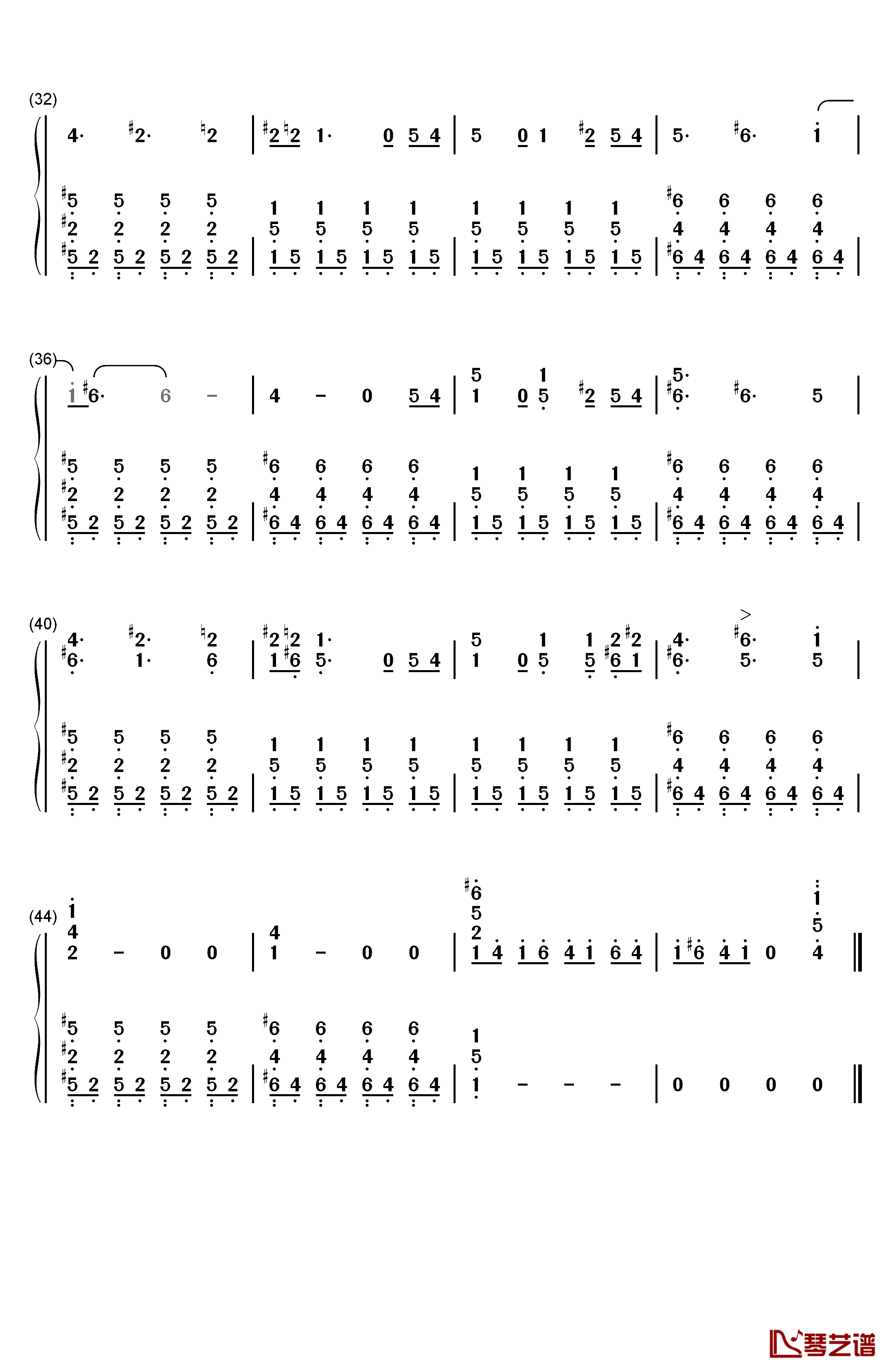 Resuscitated Hope钢琴简谱-数字双手-コミネリサ 小峰理纱　3