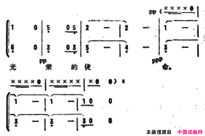 警惕的眼睛简谱1