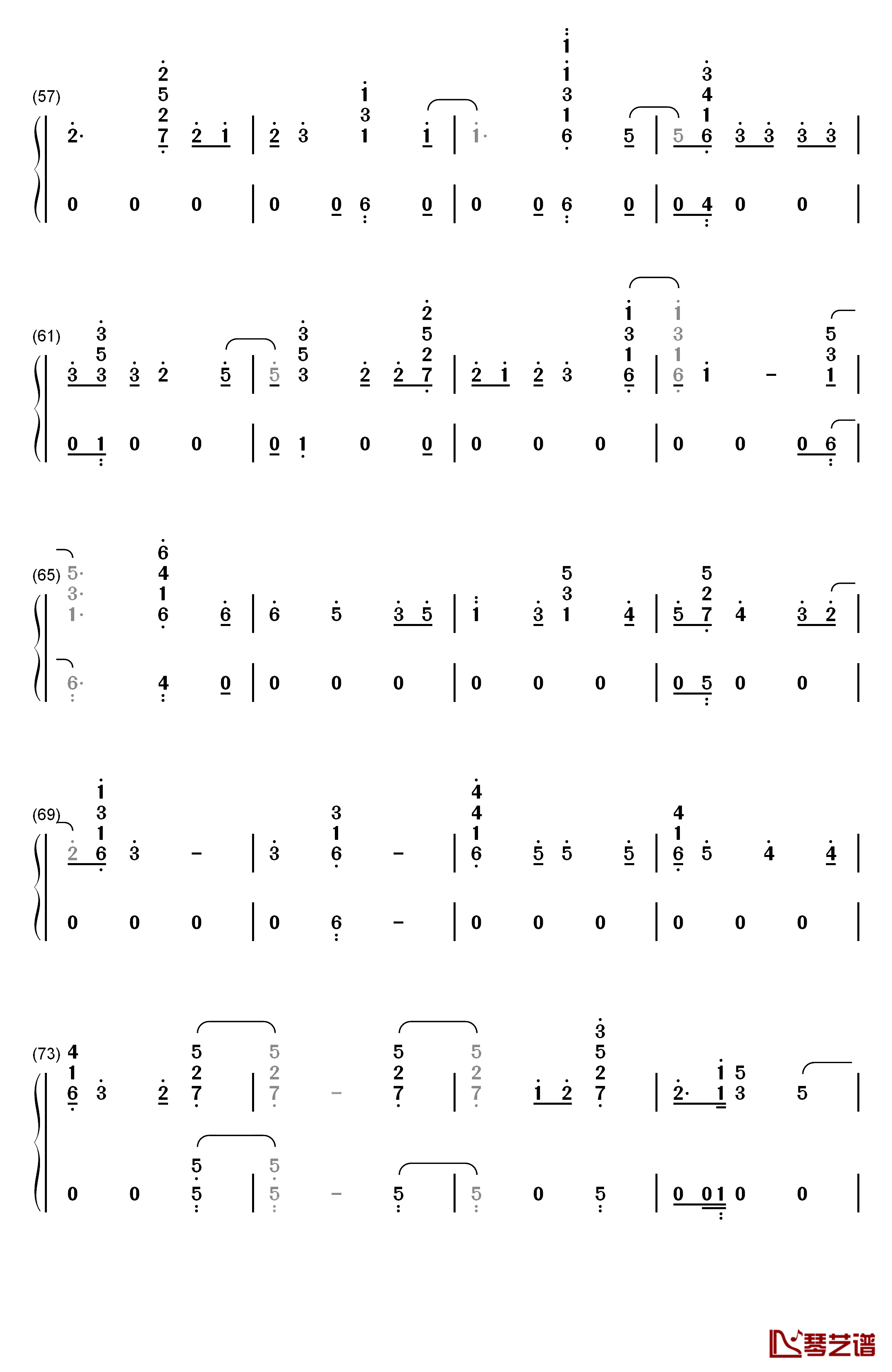 2002钢琴简谱-数字双手-Anne-Marie4