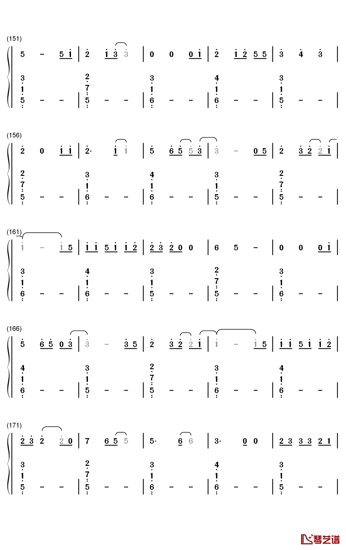 Mikrokosmos钢琴简谱-数字双手-防弹少年团7