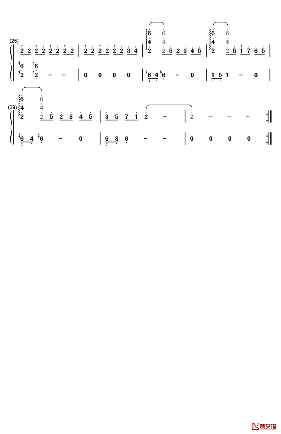 Truth and Dreams钢琴简谱-数字双手-青木 佳乃2