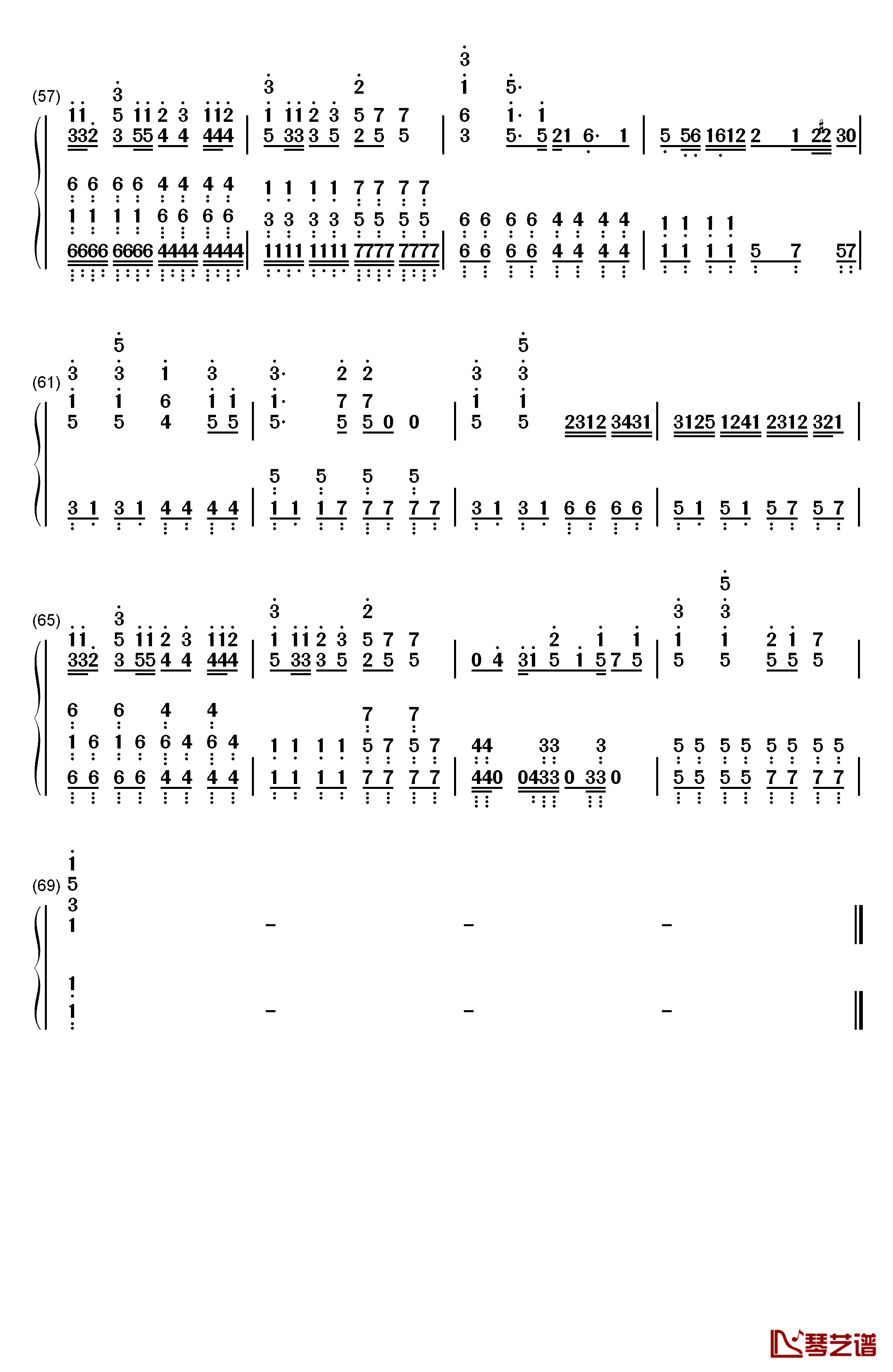 サムライハート (Some Like It Hot!!)钢琴简谱-数字双手-SPYAIR4