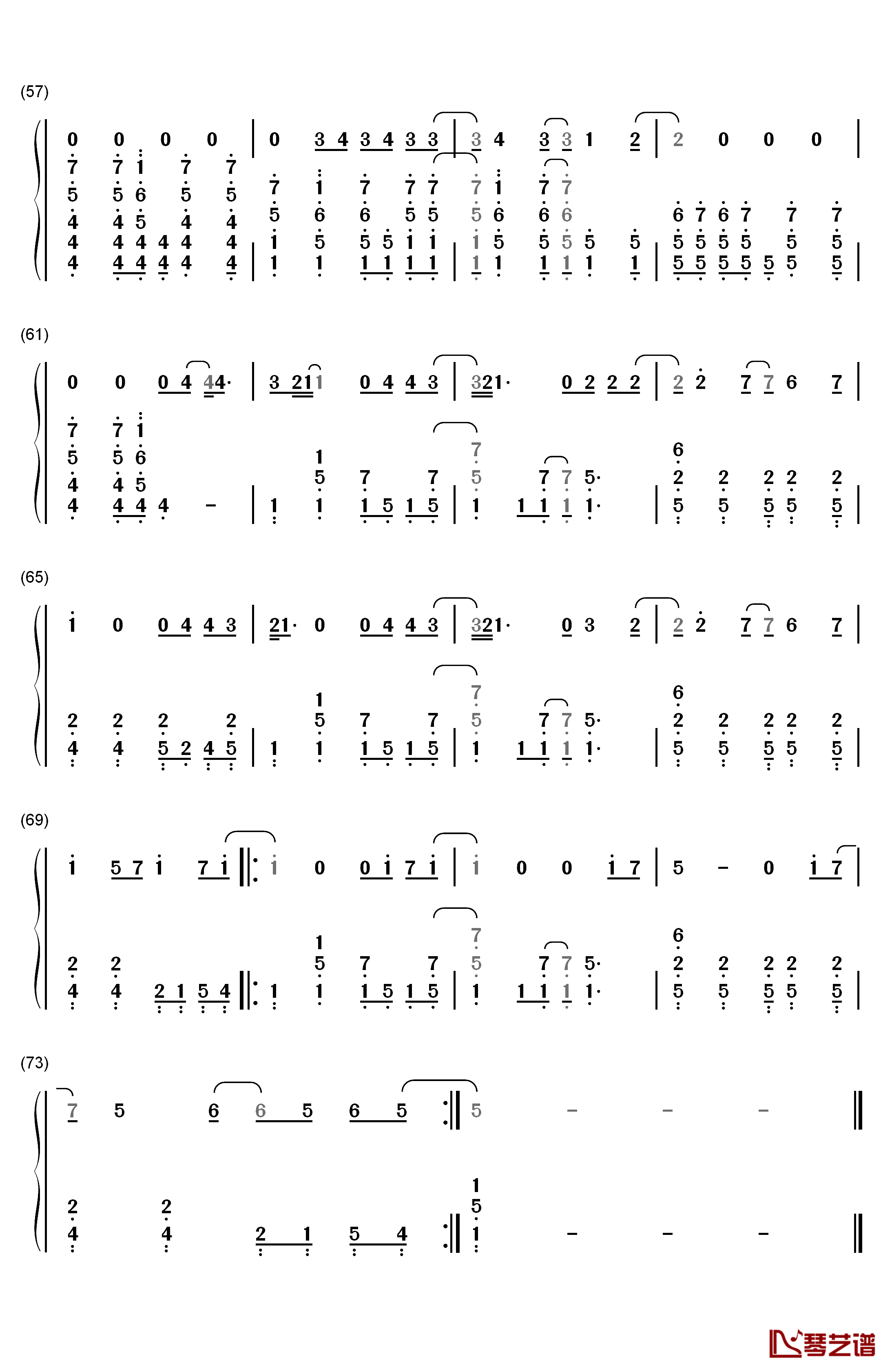 Thank U钢琴简谱-数字双手-Alanis Morissette4