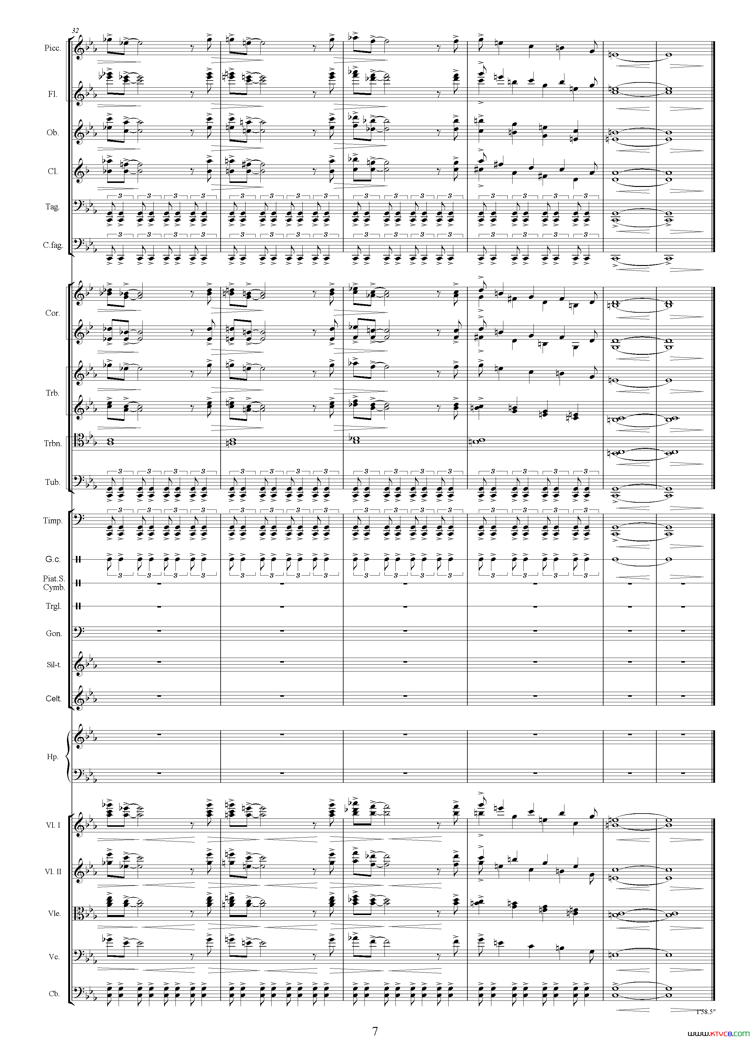 为什么选自影片《太阳和人》、交响乐队总谱简谱1