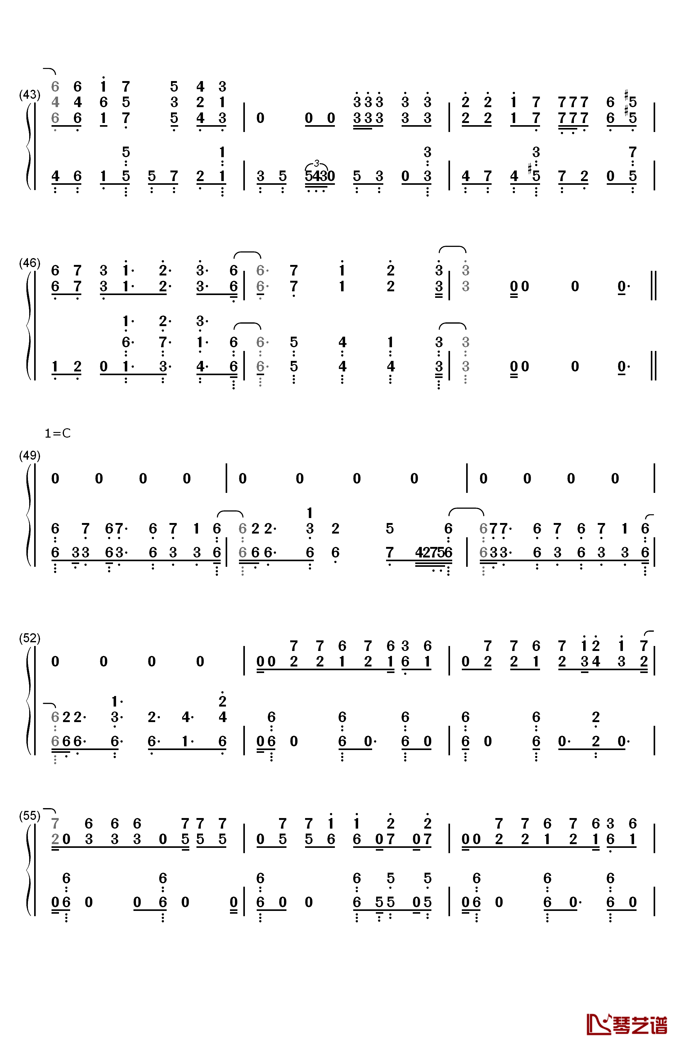 Original Resonance钢琴简谱-数字双手-铃村健一 宫野真守4