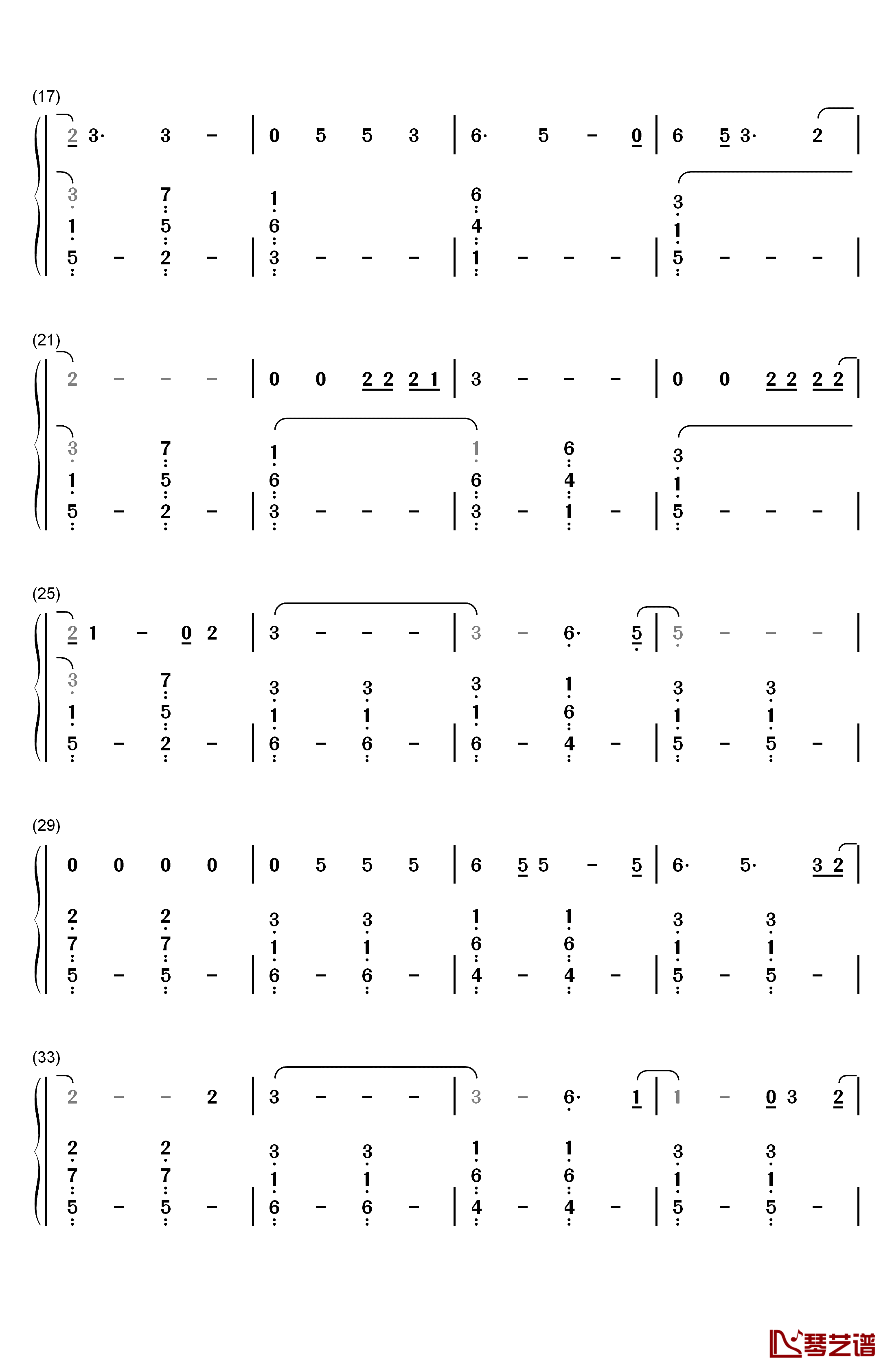 Please Don't Go钢琴简谱-数字双手-Joel Adams2