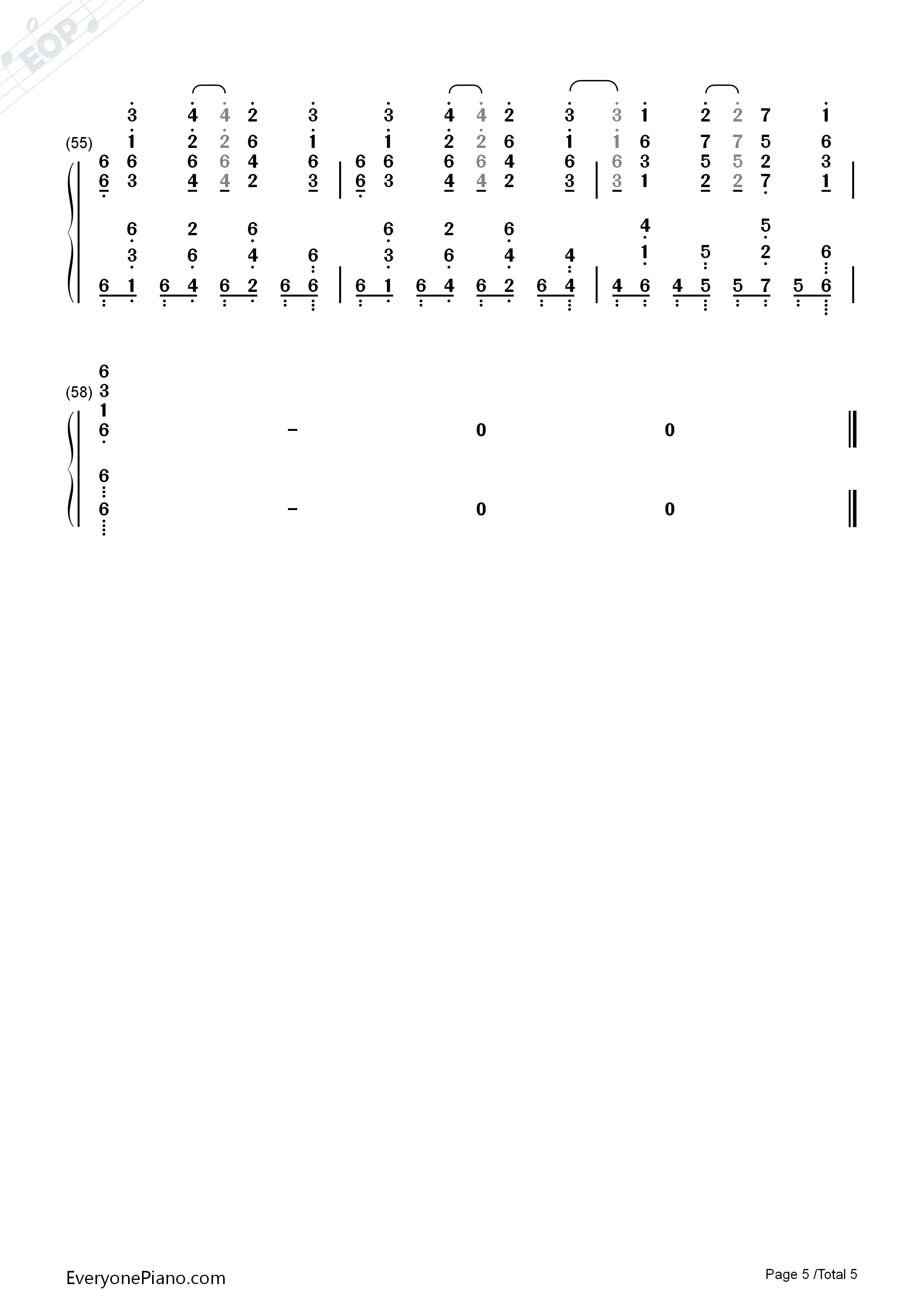 心臓を捧げよ钢琴简谱-Linked Horizon演唱5