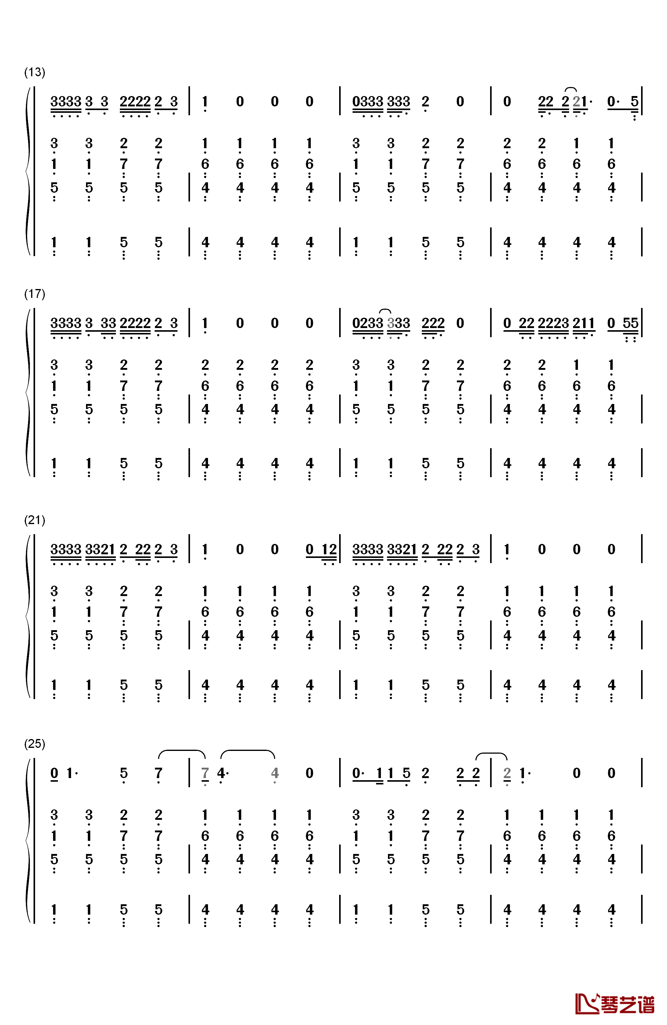 So Far钢琴简谱-数字双手-Chris Garneau2