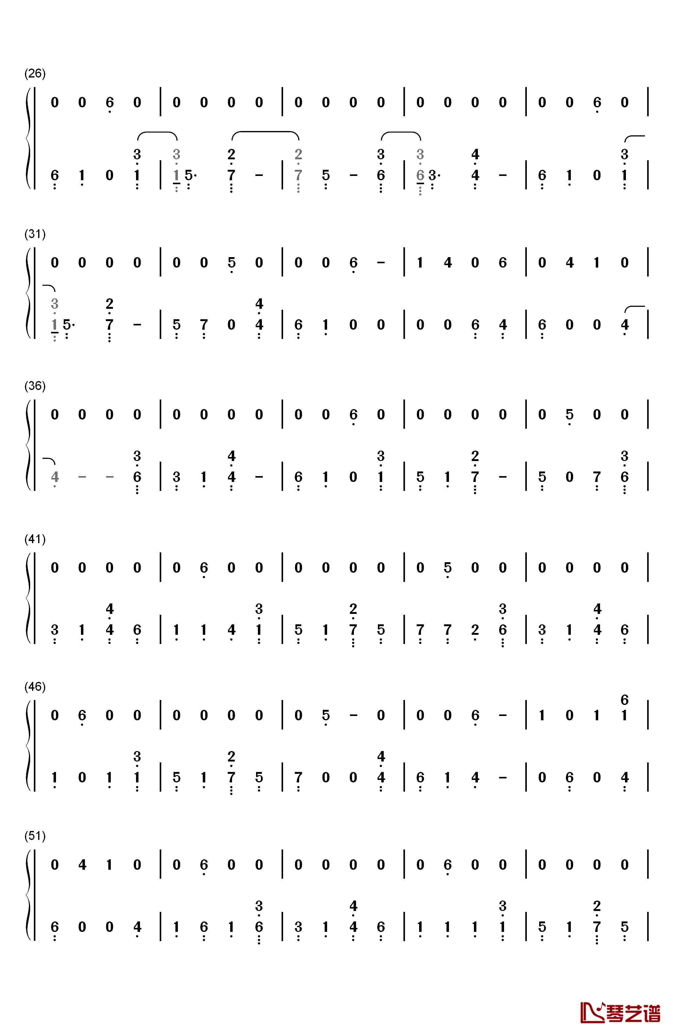 Don't Give In钢琴简谱-数字双手-Snow Patrol2