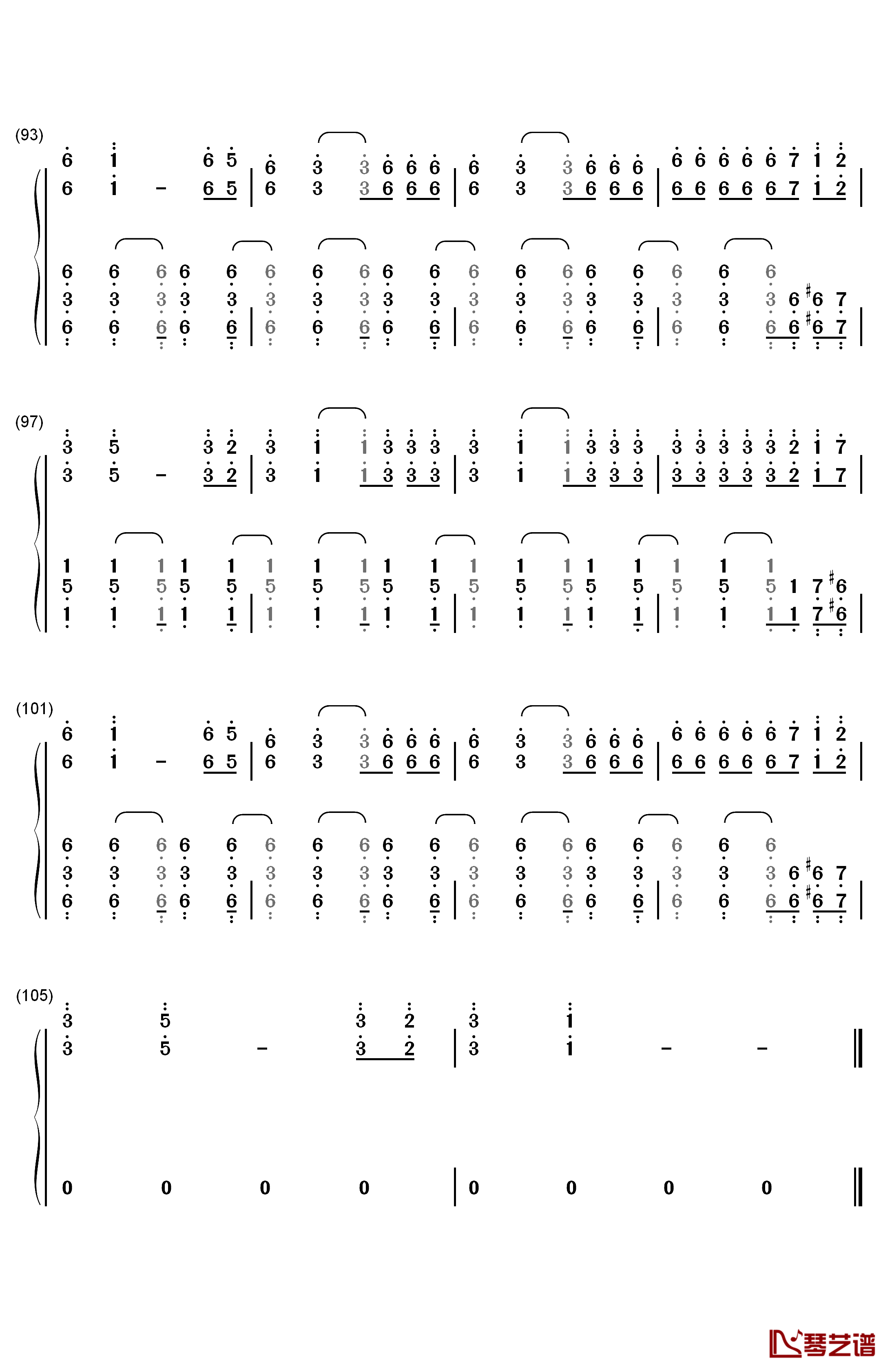 One Way Or Another (Teenage Kicks)钢琴简谱-数字双手-One Direction7