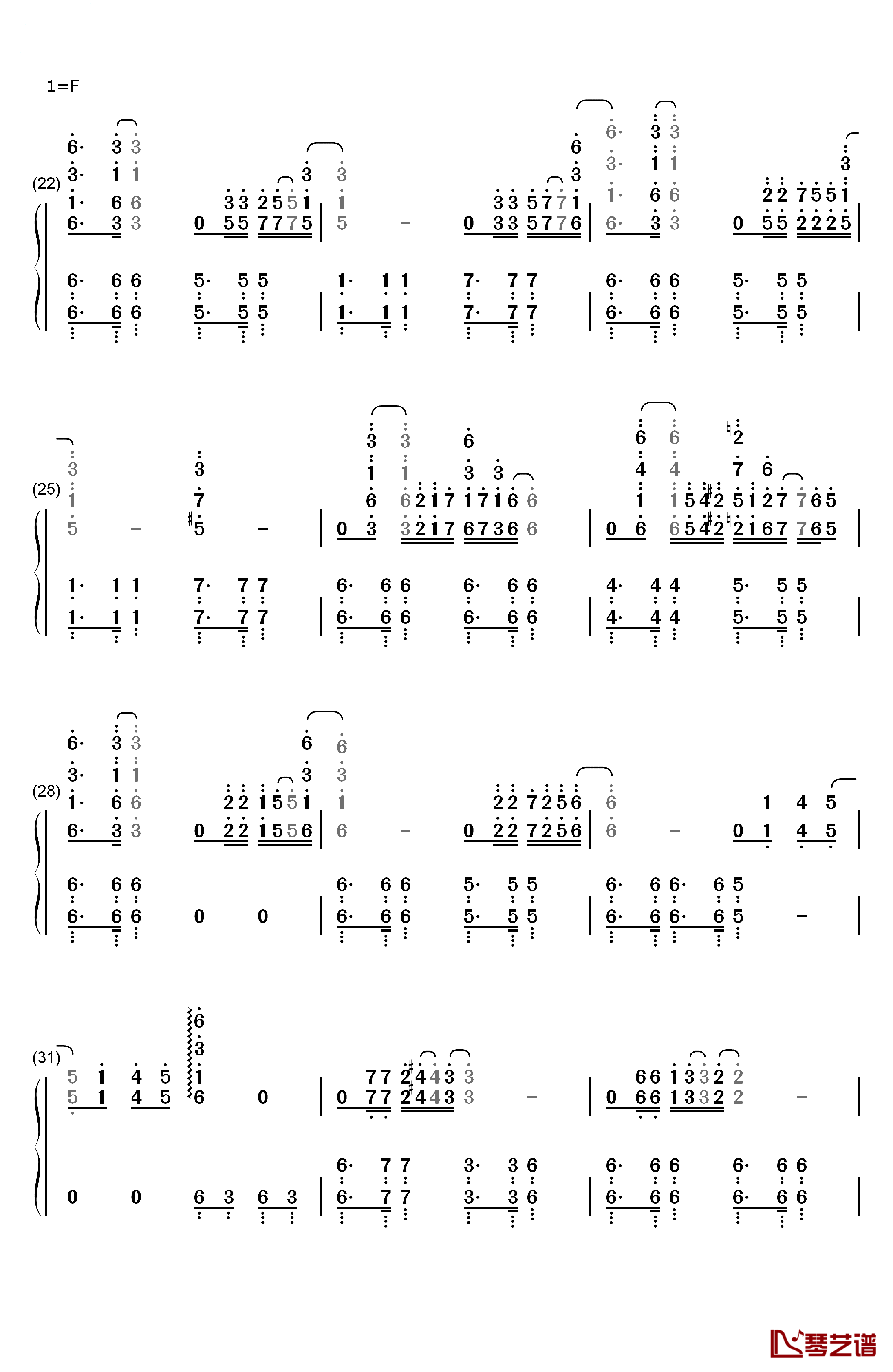 Hawaii Five钢琴简谱-数字双手-Brian Tyler3