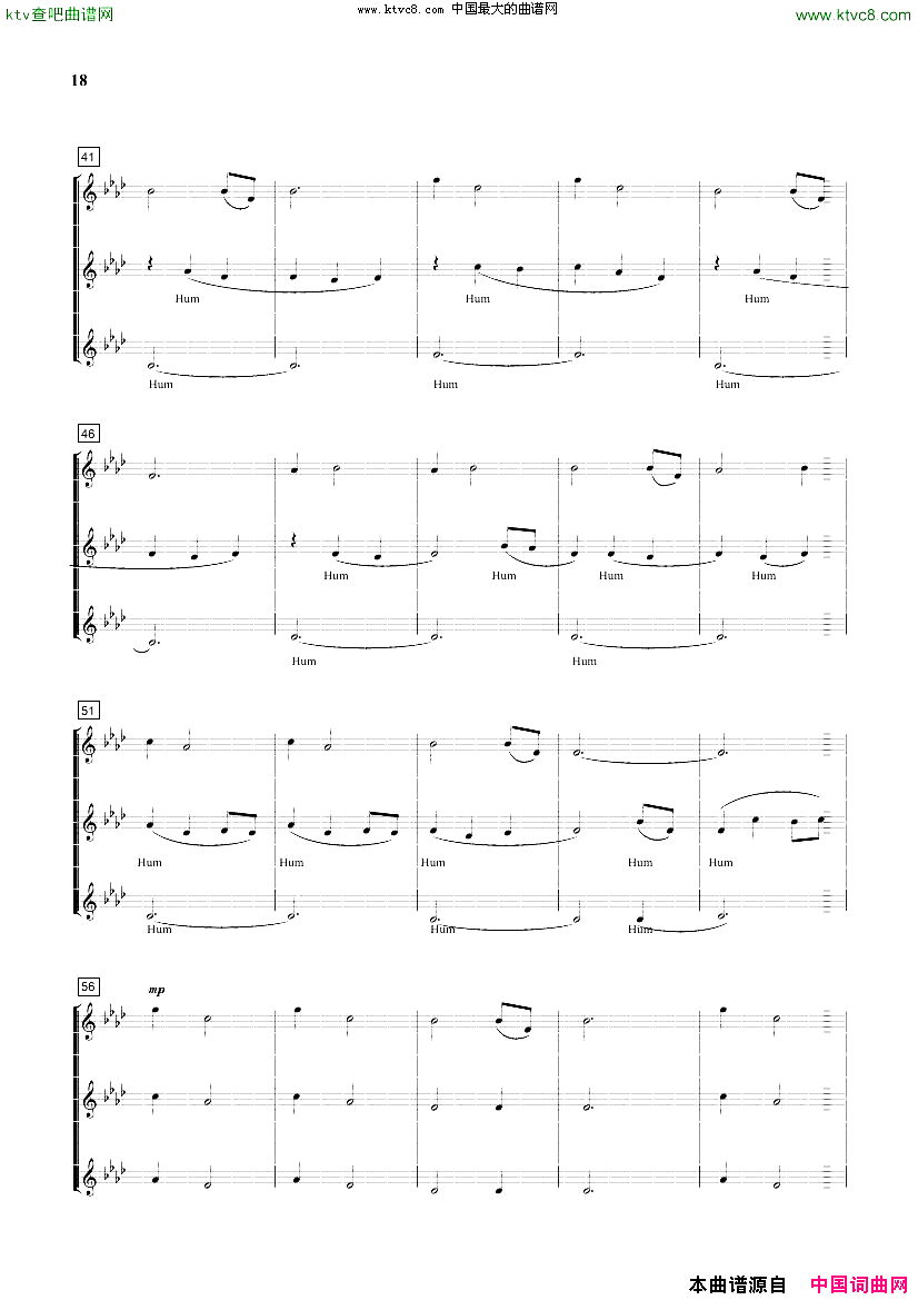 童声合唱-景颇童谣简谱1