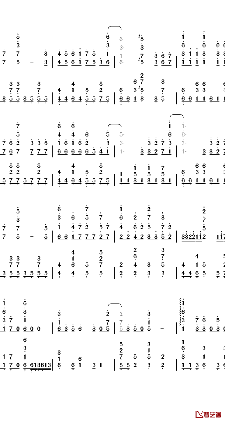 微热からMystery钢琴简谱-数字双手-Lily White8