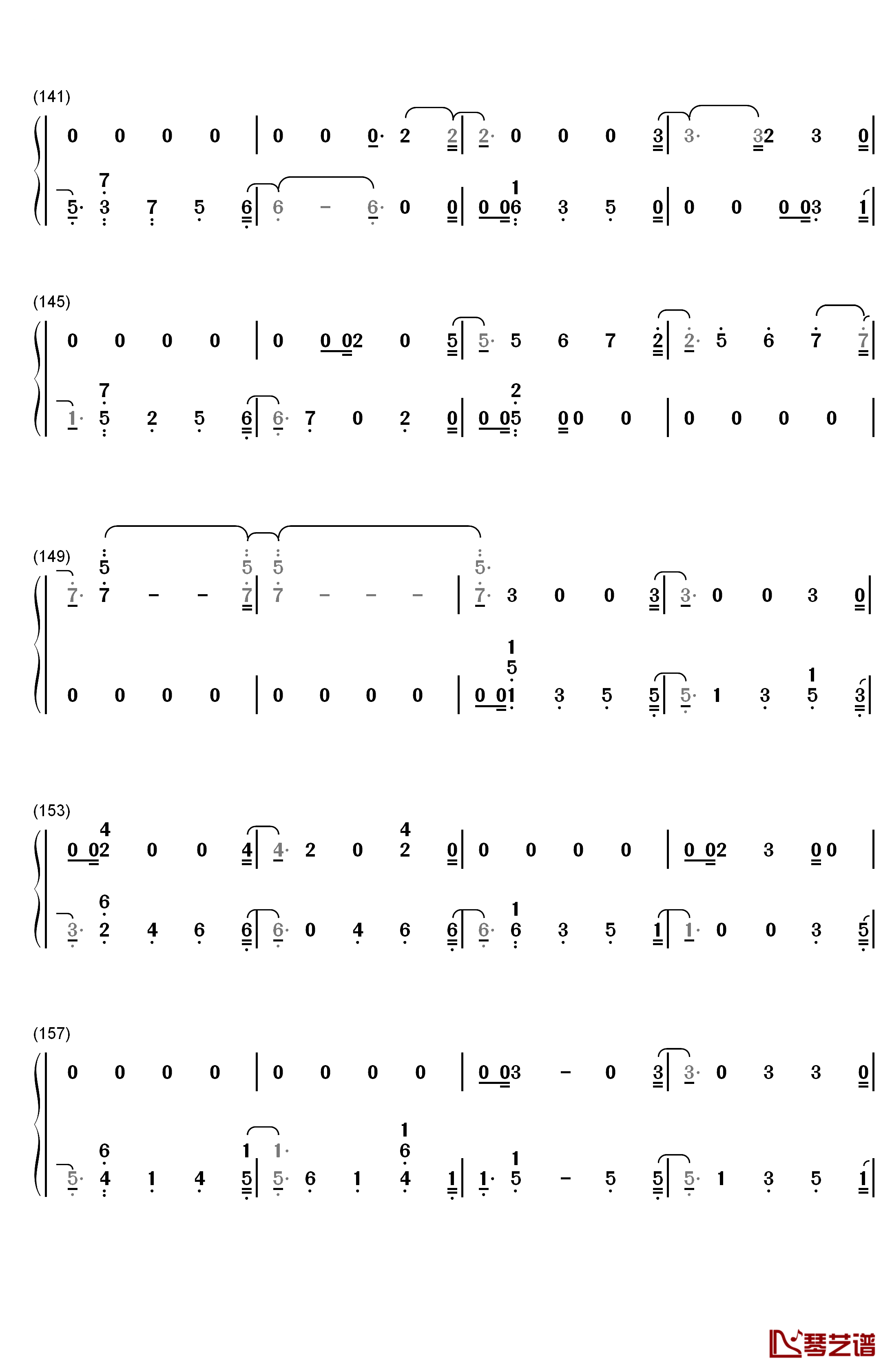 Delicate钢琴简谱-数字双手-Taylor Swift8