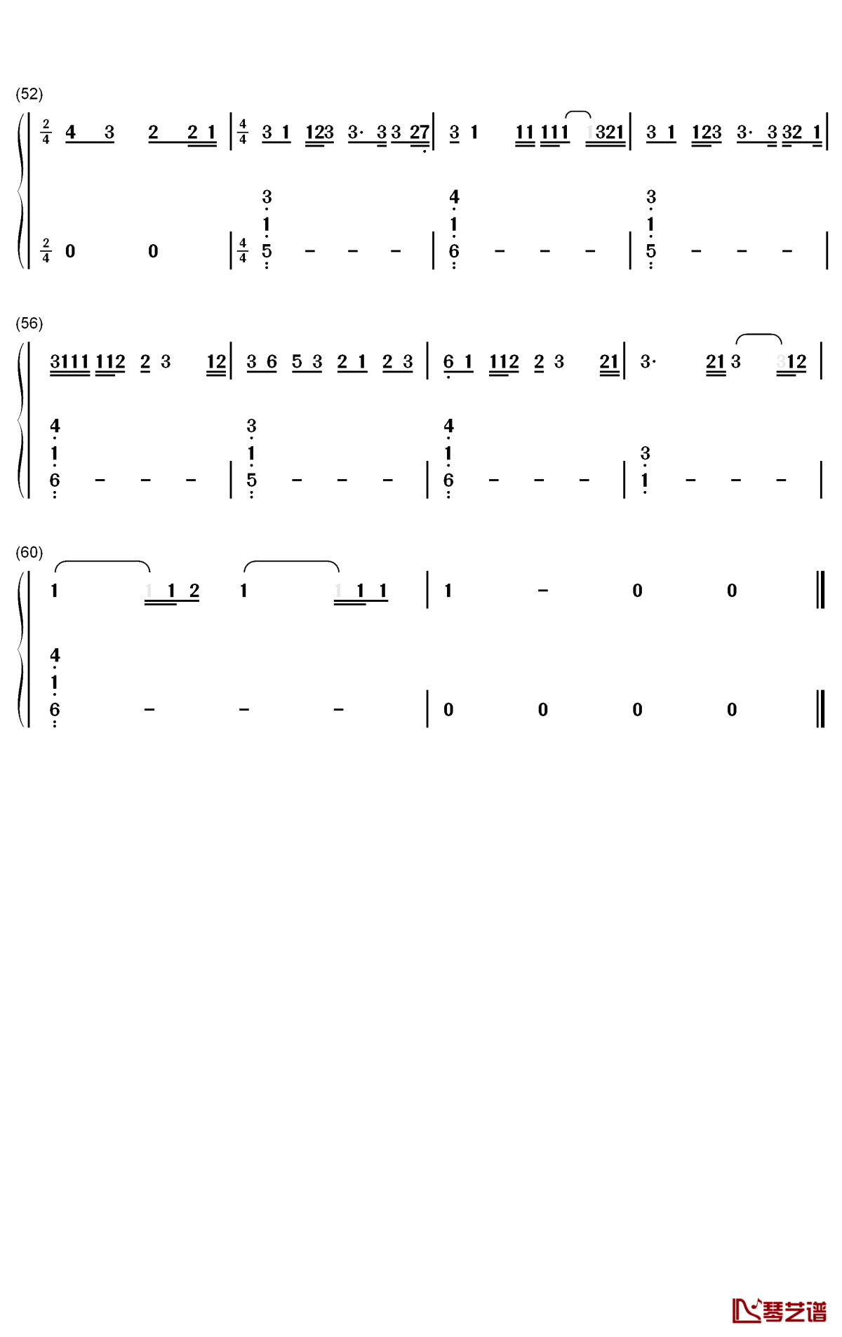 Make You Happy钢琴简谱-数字双手-NiziU4