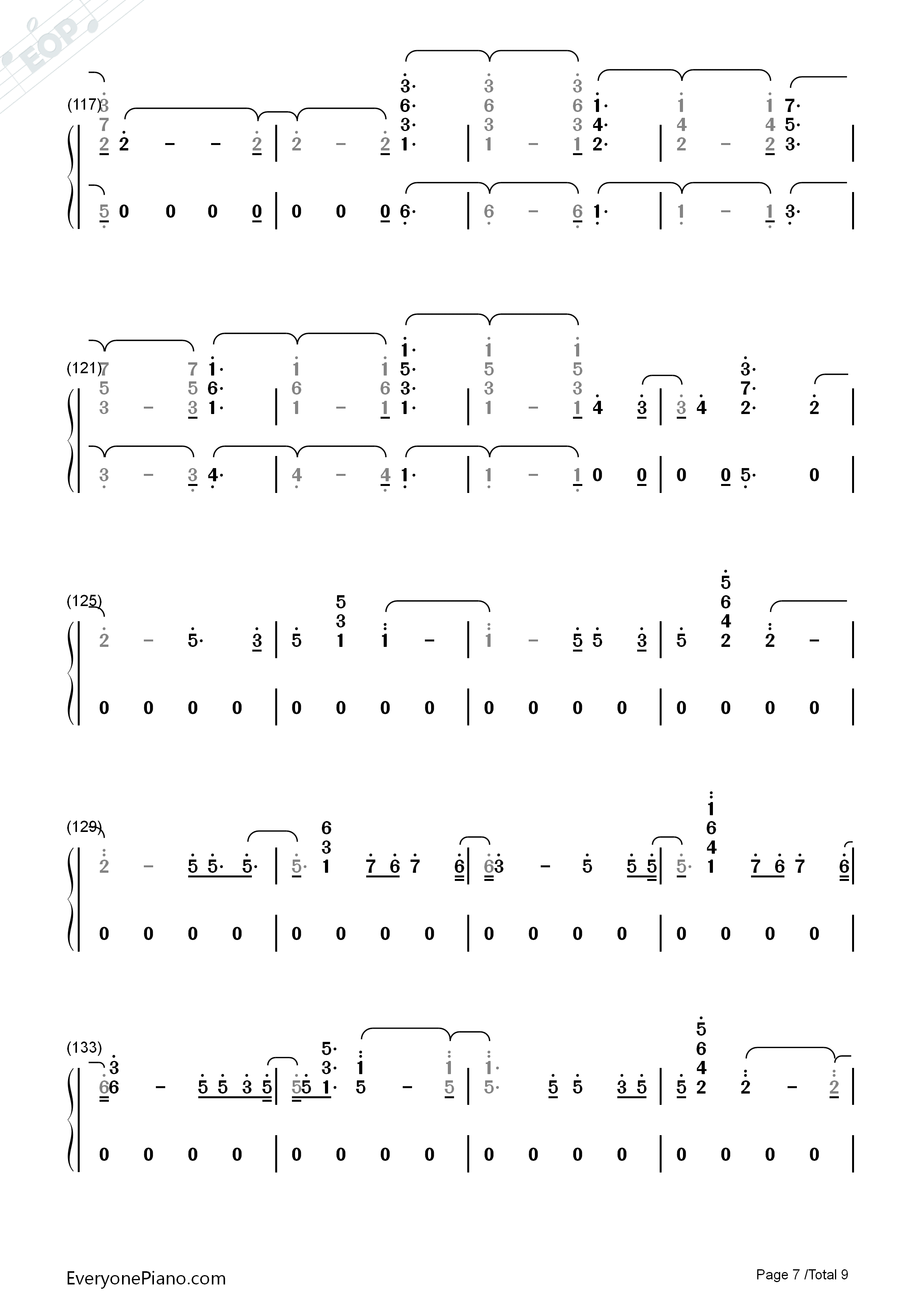 Capital Letters钢琴简谱-Hailee Steinfeld演唱7