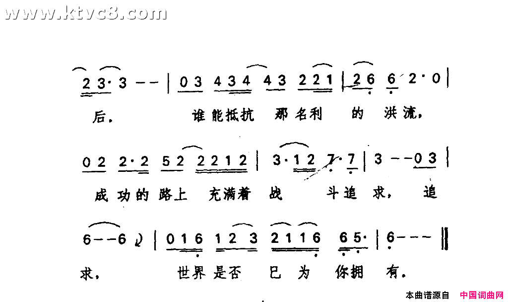 金色珊顿道《金色珊顿道》主题歌简谱1