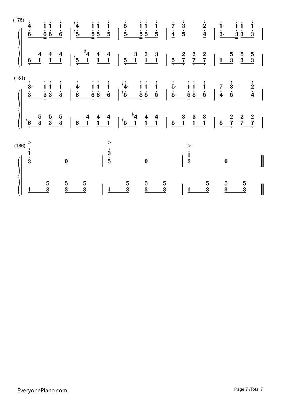 海涛钢琴简谱-布兰克演唱7