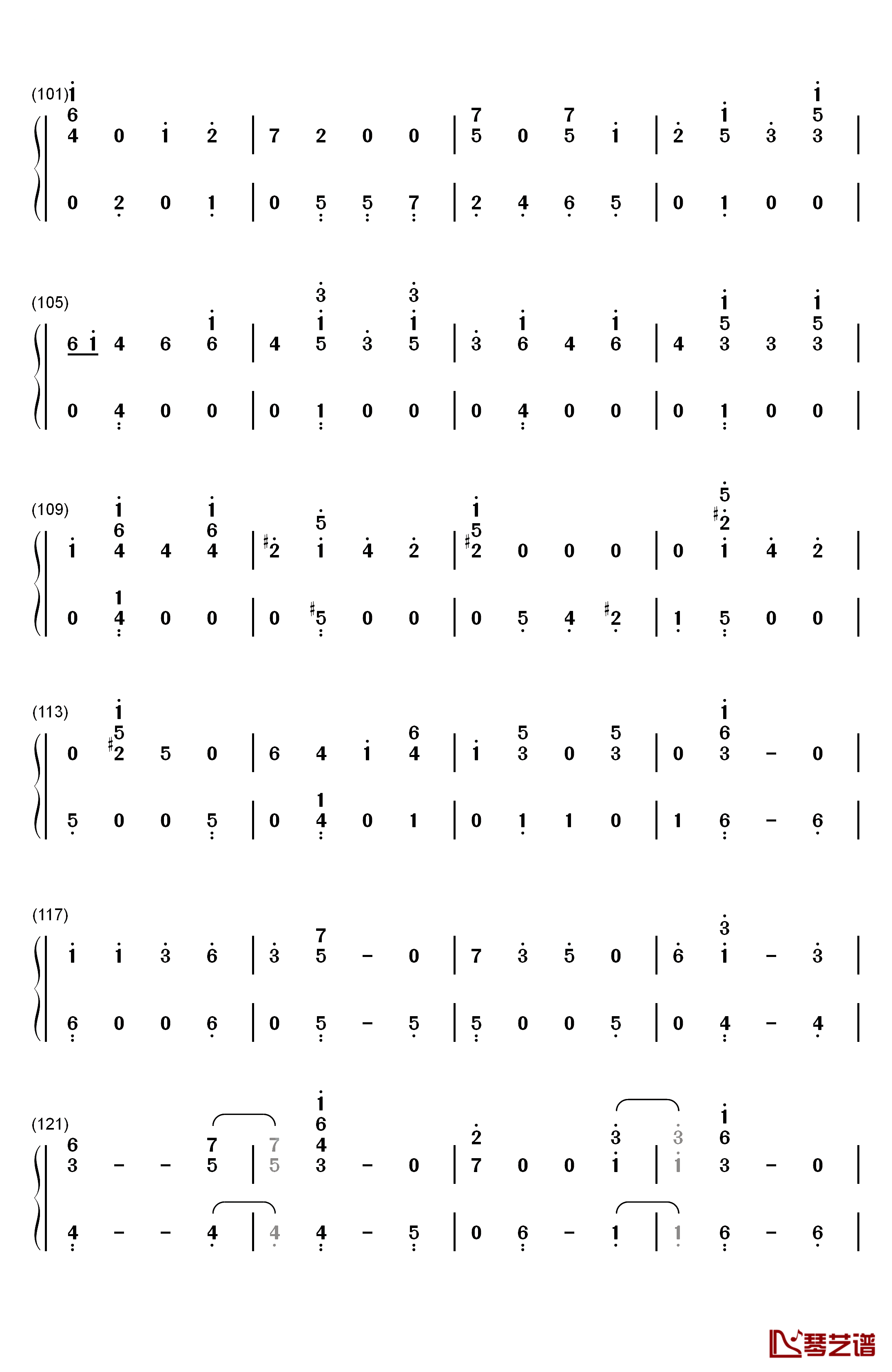 I Don't Know钢琴简谱-数字双手-Paul McCartney6