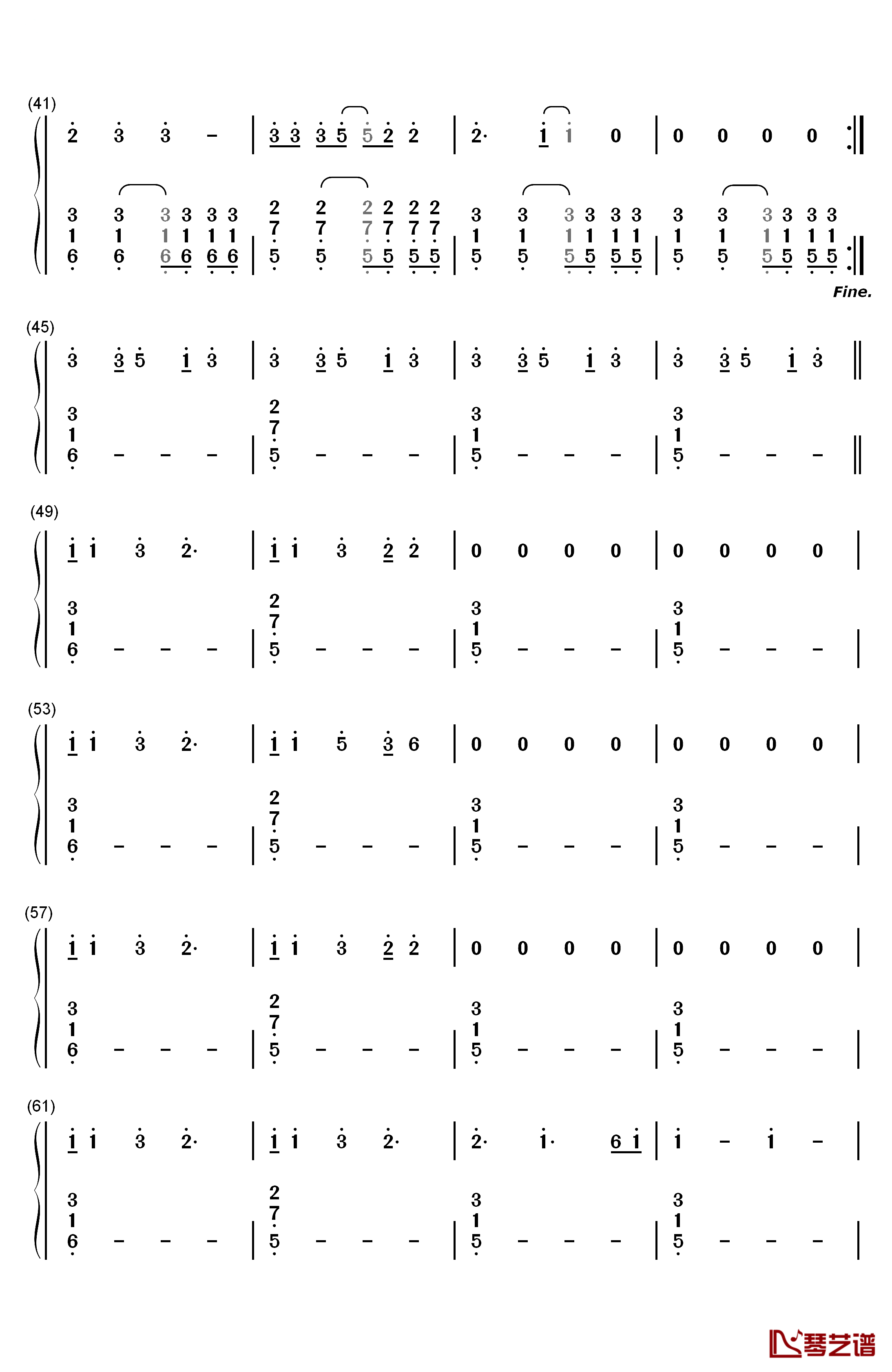 Riptide钢琴简谱-数字双手-Vance Joy3