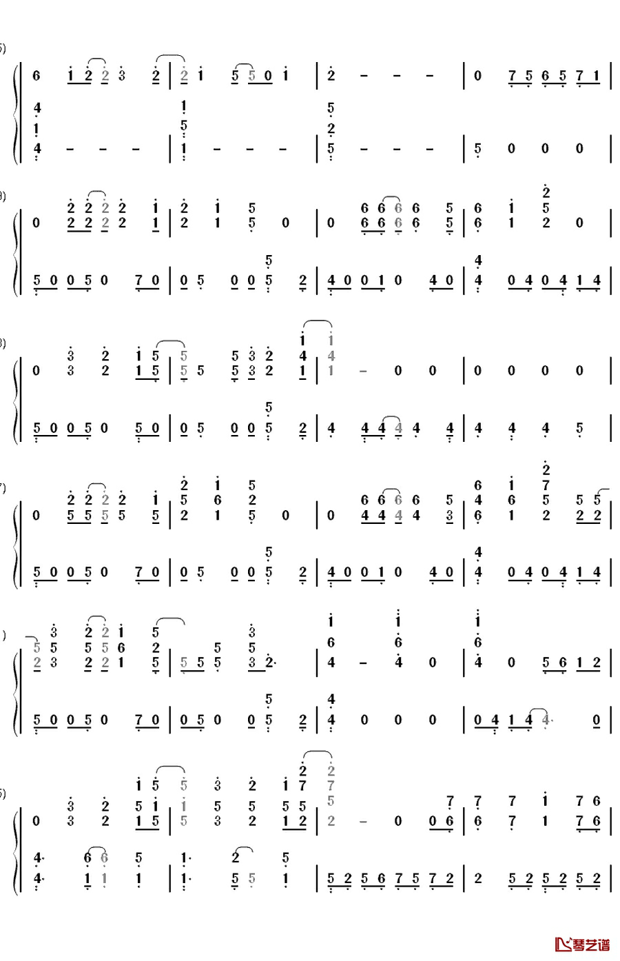 Fireflies钢琴简谱-数字双手-Owl City3