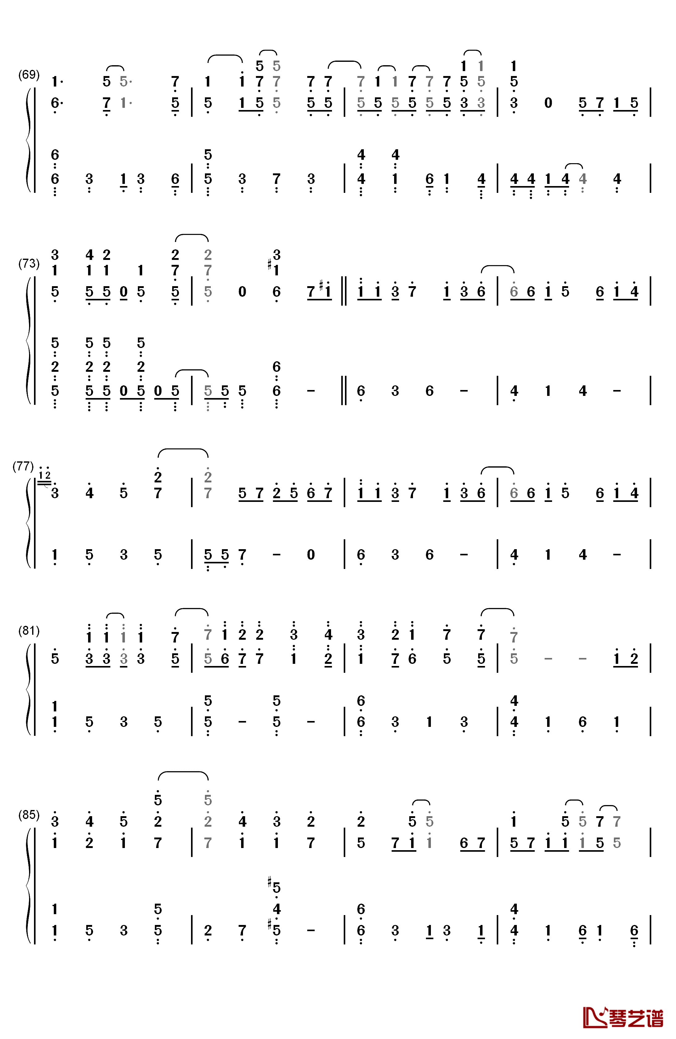 Evolution Era钢琴简谱-数字双手-V.K克5