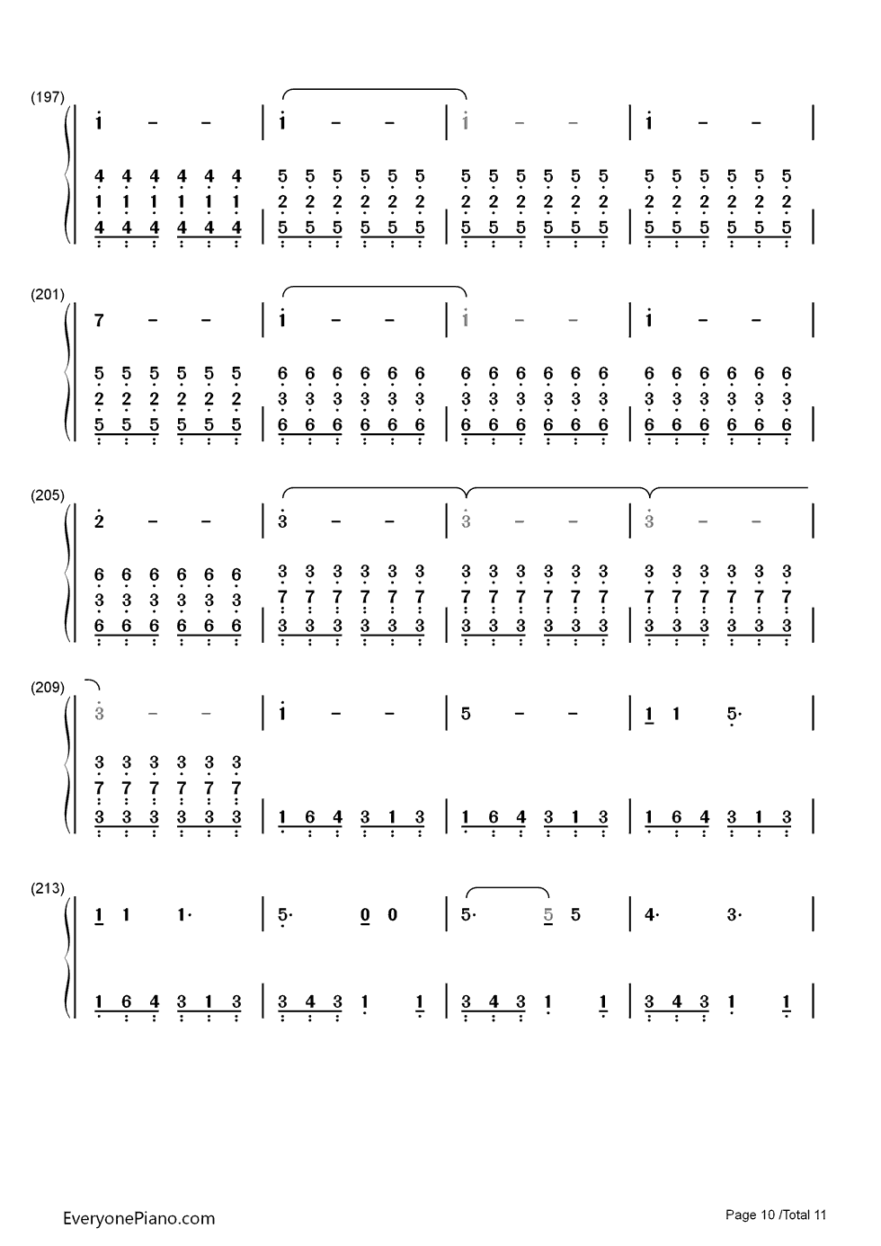 The Kill钢琴简谱-数字双手-30 Seconds to Mars10