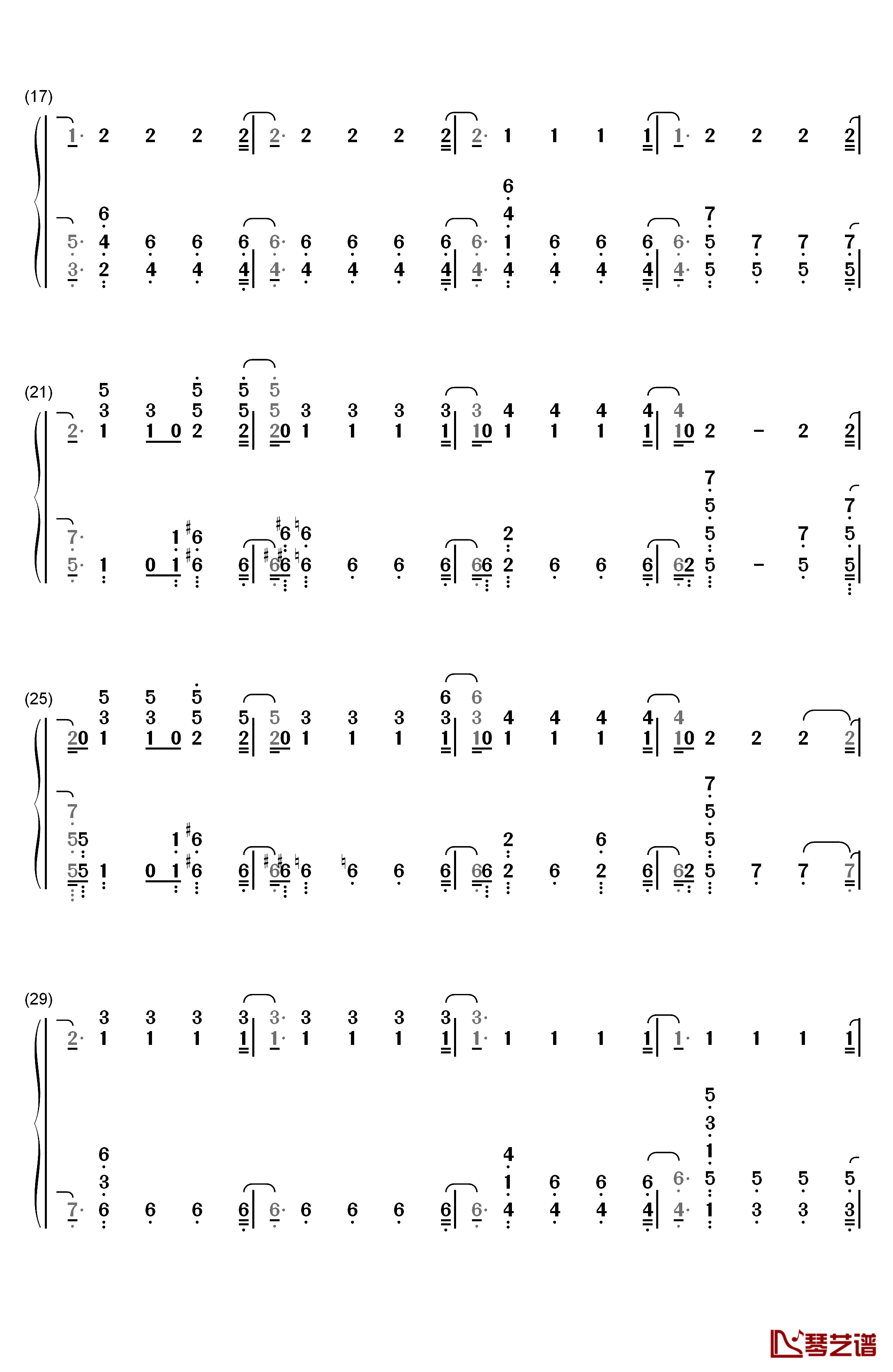 Walk on Water钢琴简谱-数字双手-Eminem Beyonce2