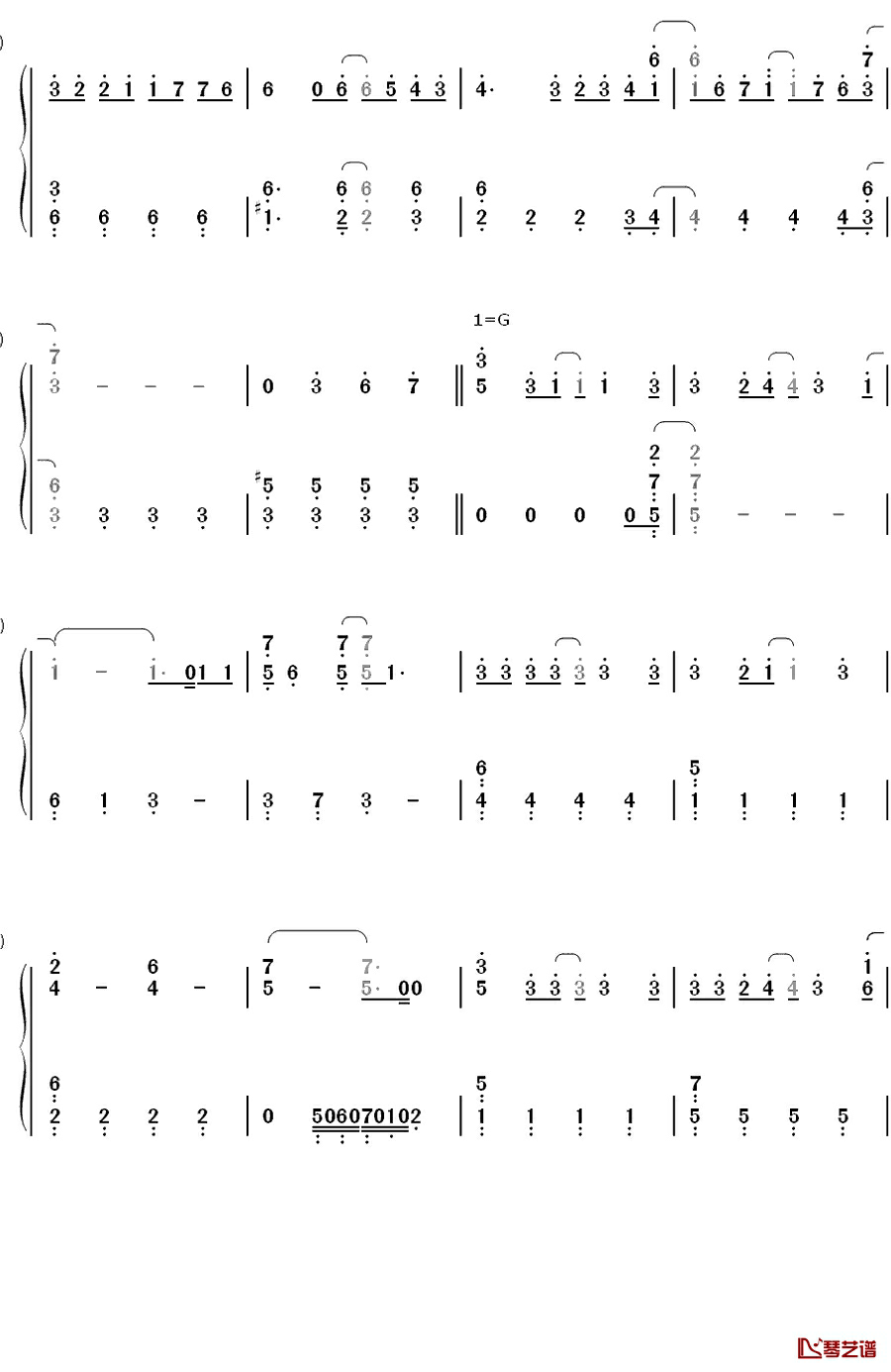 オーマイガー！钢琴简谱-数字双手-NMB488