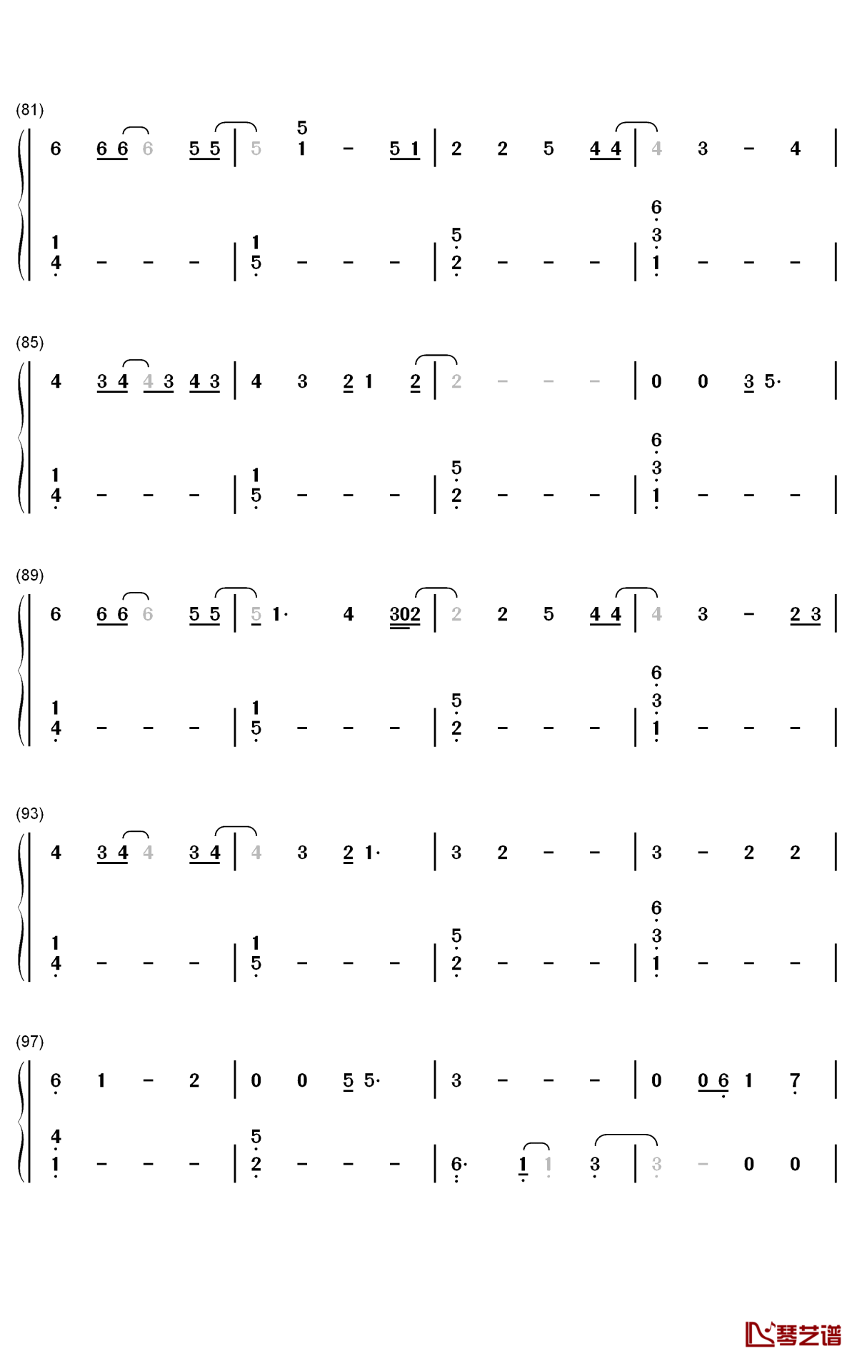 More Hearts Than Mine钢琴简谱-数字双手-Ingrid Andress5