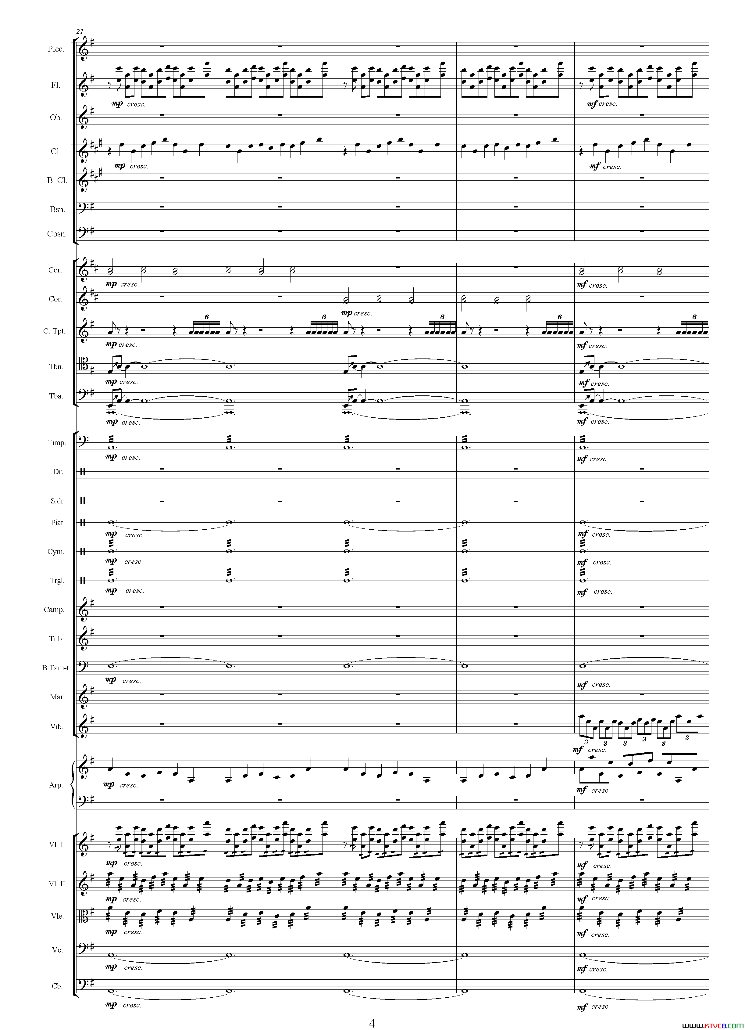 朱元璋还乡电视剧《传奇皇帝朱元璋》主题音乐总谱简谱1