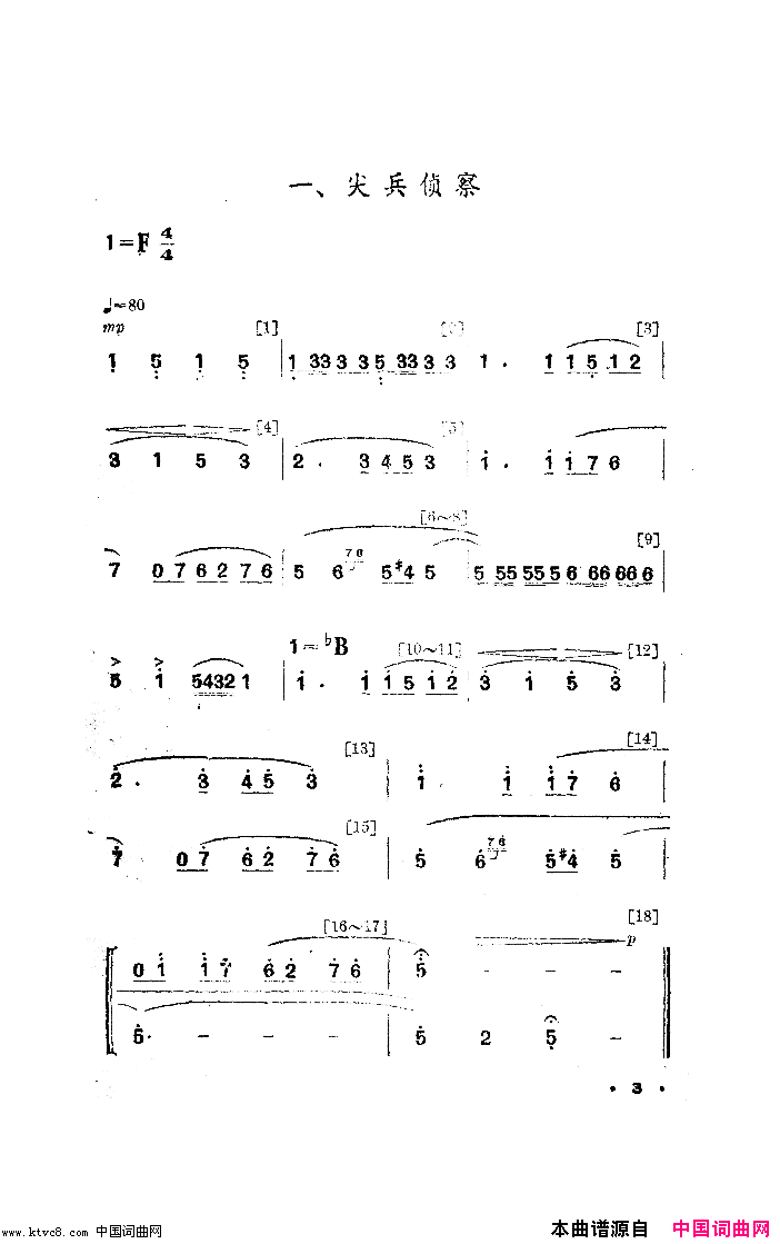 夜练舞蹈音乐简谱1