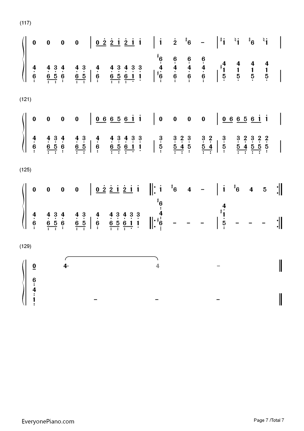 Na Na Na (Na Na Na Na Na Na Na Na Na)钢琴简谱-My Chemical Romance演唱7