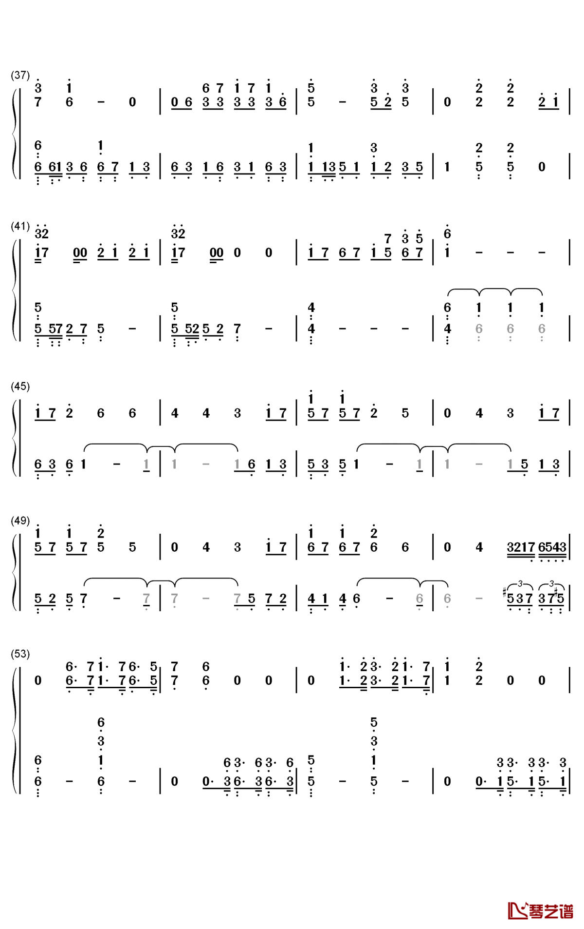 Spit It Out钢琴简谱-数字双手-颂乐 Solar3