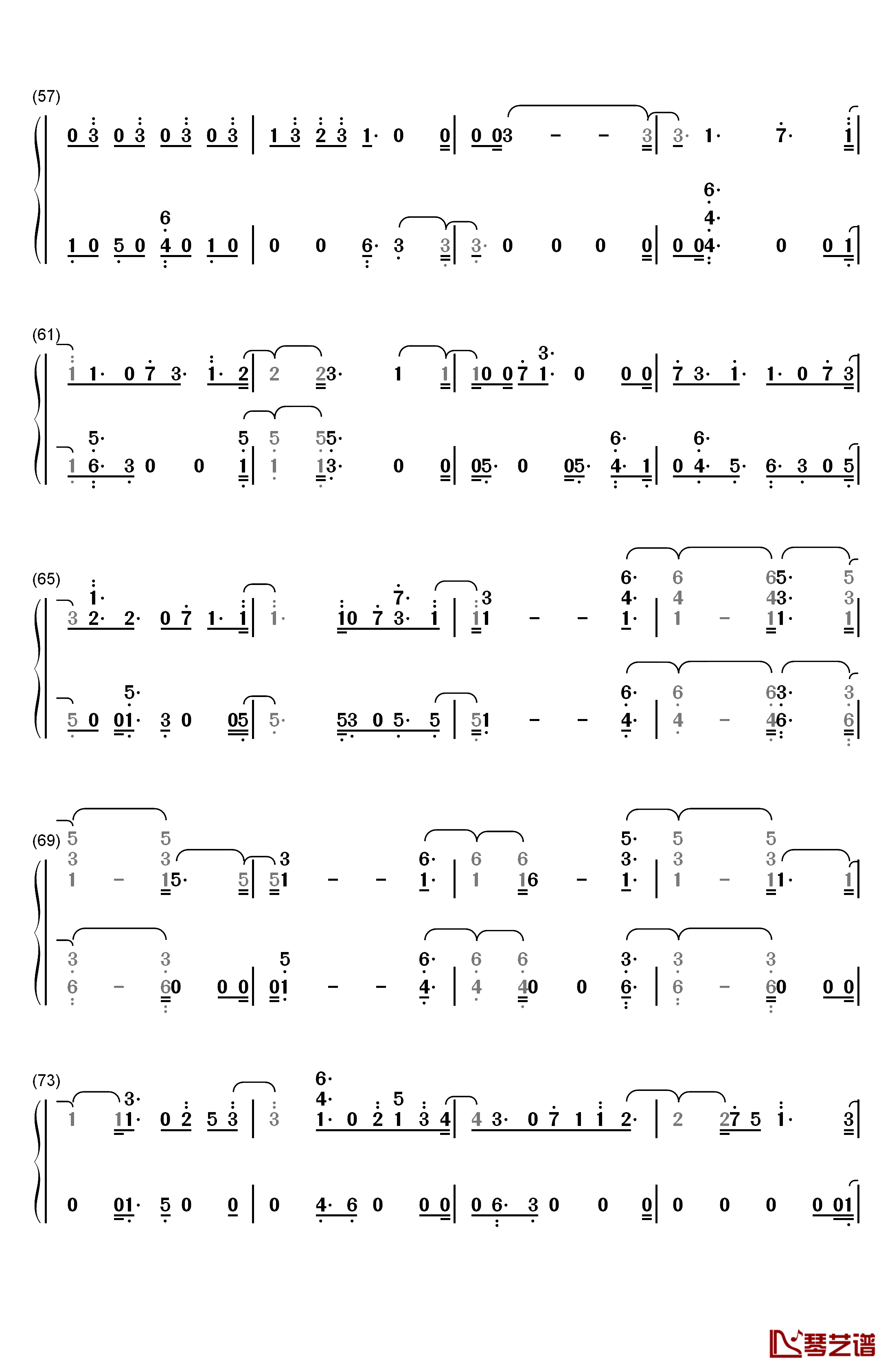 Just Like You钢琴简谱-数字双手-Louis Tomlinson4