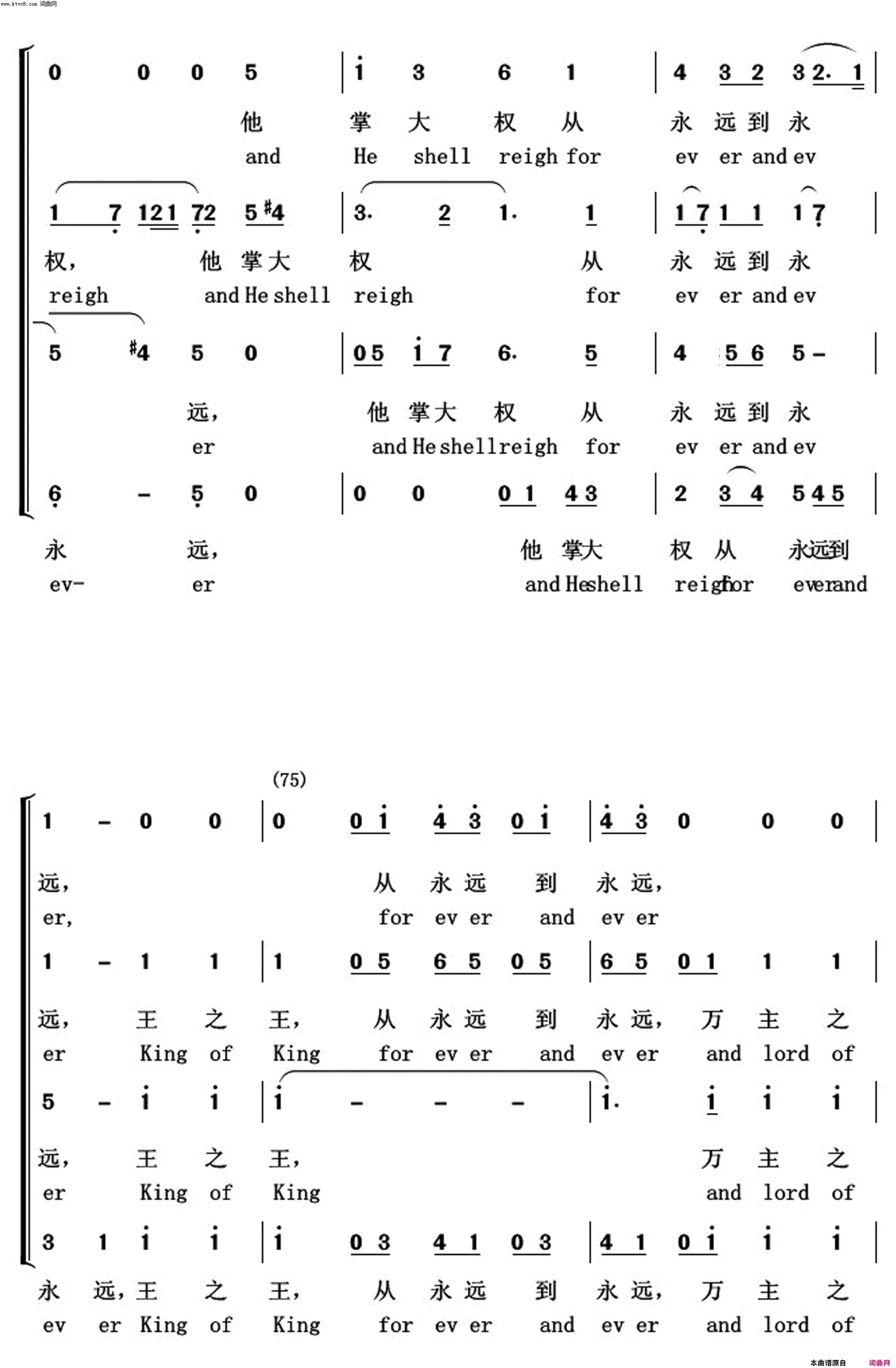 哈利路亚常青放歌简谱1