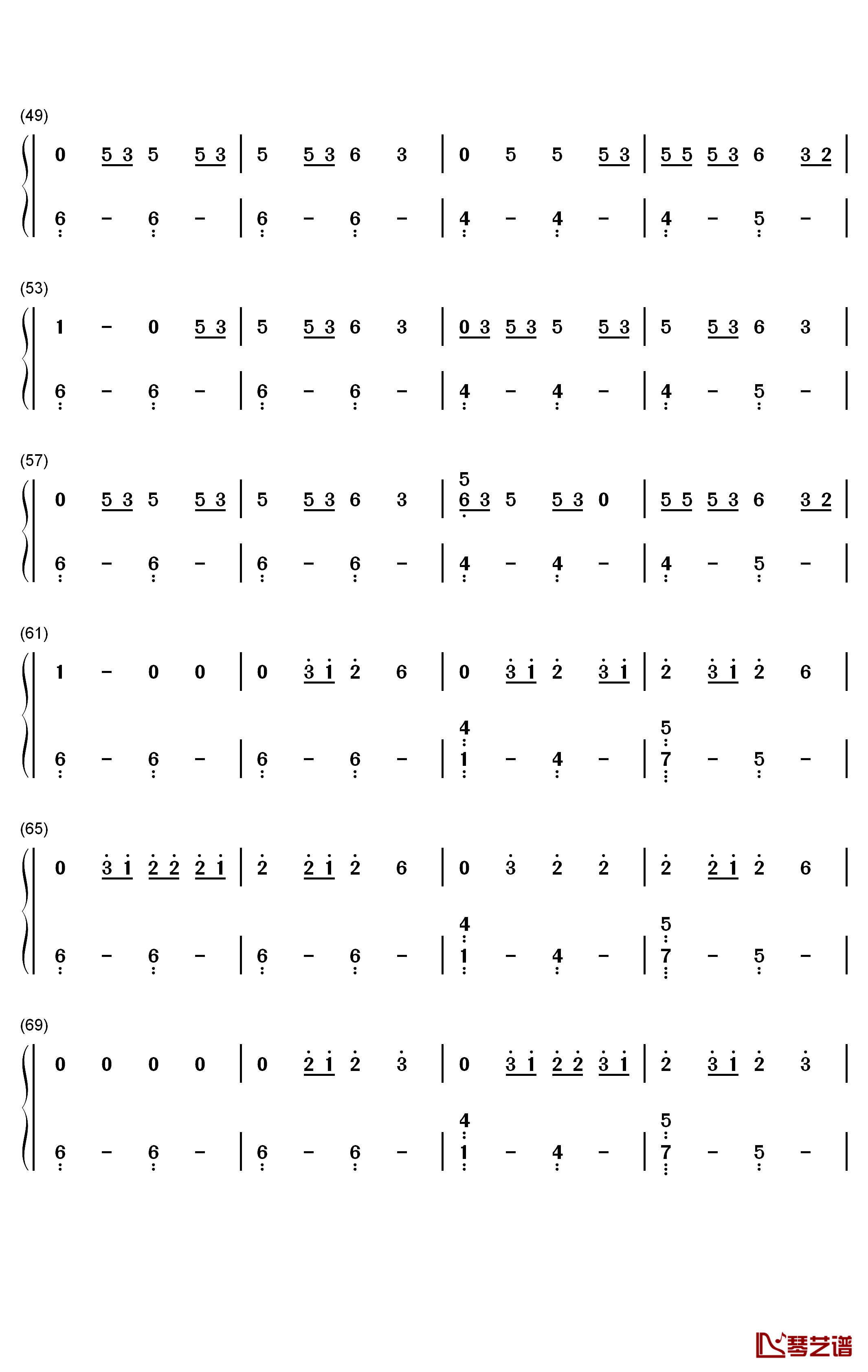 Heartless钢琴简谱-数字双手-The Weeknd3