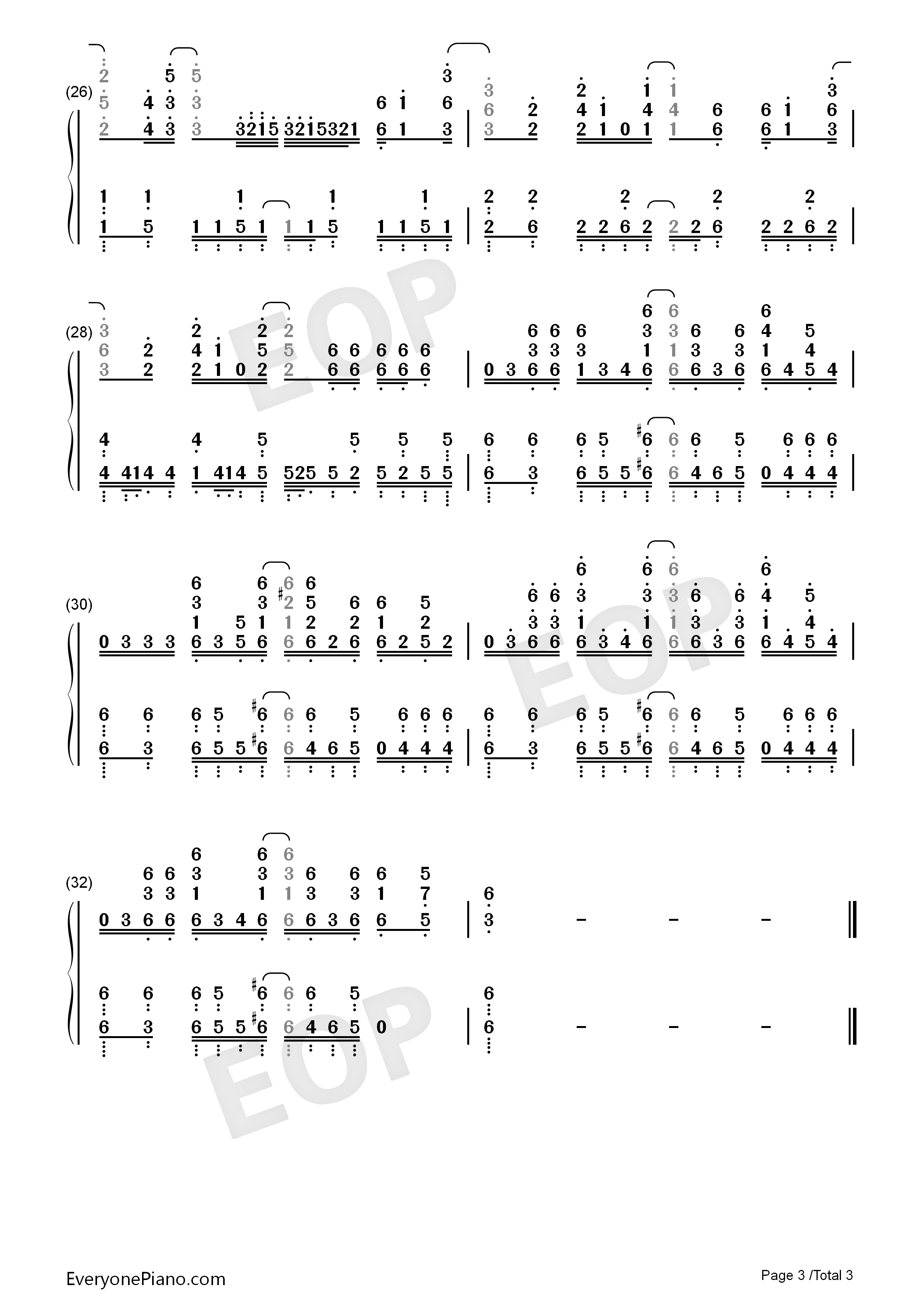 Shadow is the Light钢琴简谱-HE SIXTH LIE演唱3