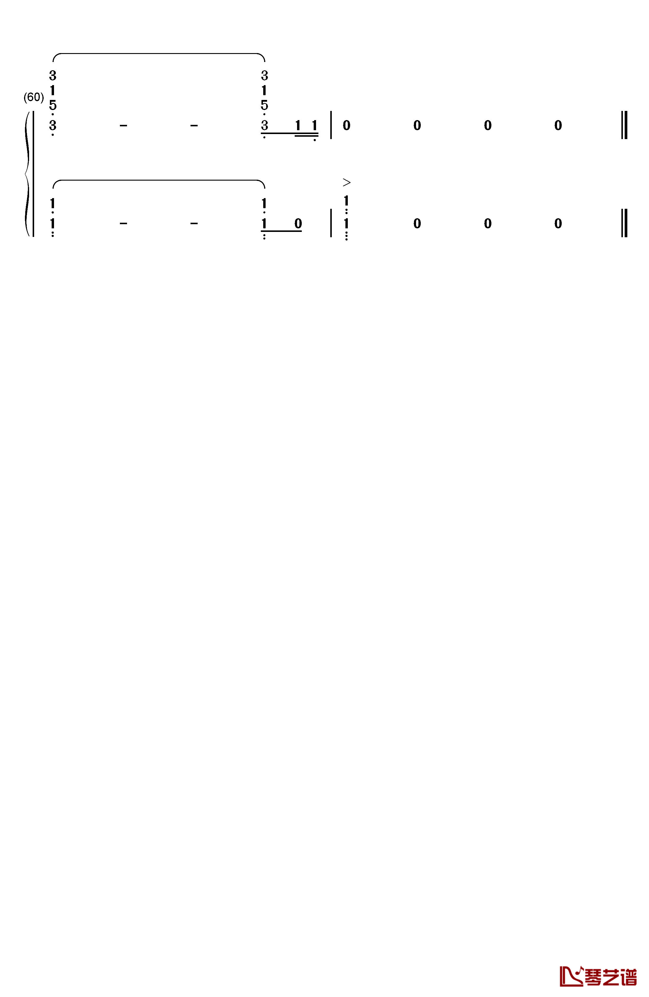 ふたりの羽根钢琴简谱-数字双手-YURiKA5