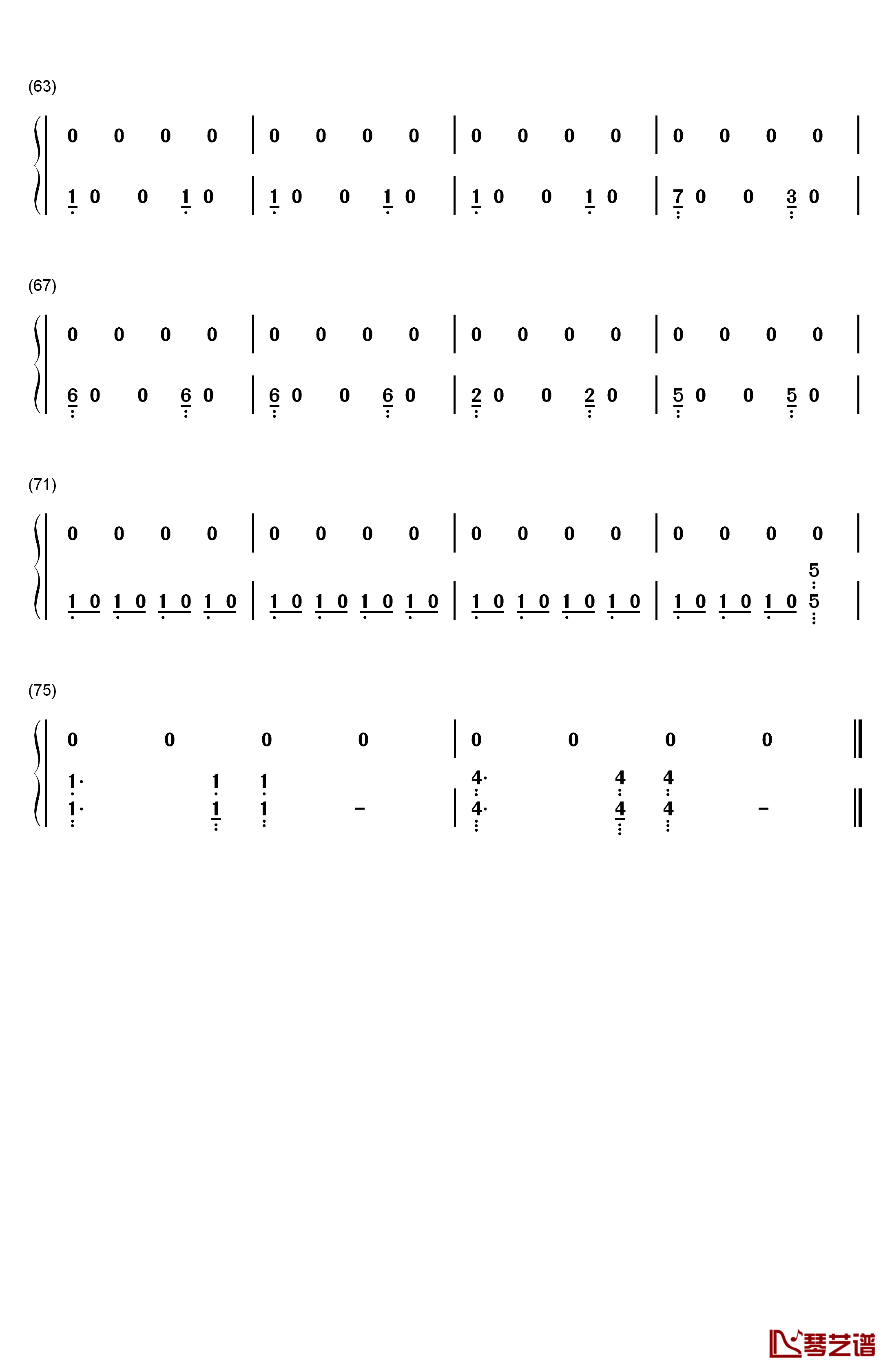 Ode to Sleep钢琴简谱-数字双手-Twenty One Pilots4