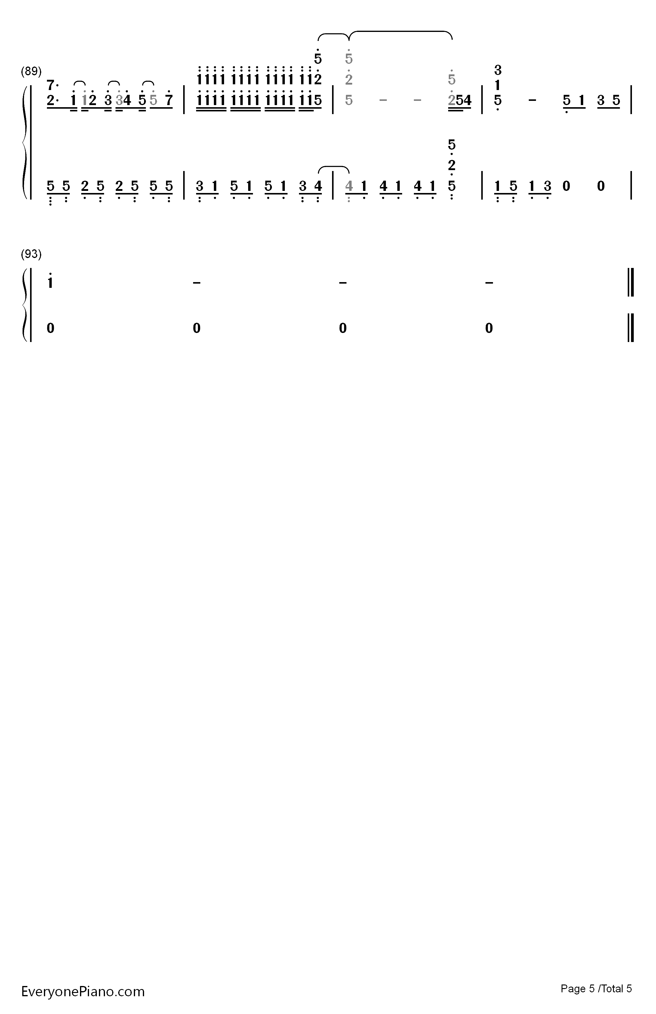 茜空君舞フ红叶ノ散歩道钢琴简谱-数字双手-加隈亚衣 沼仓爱美5