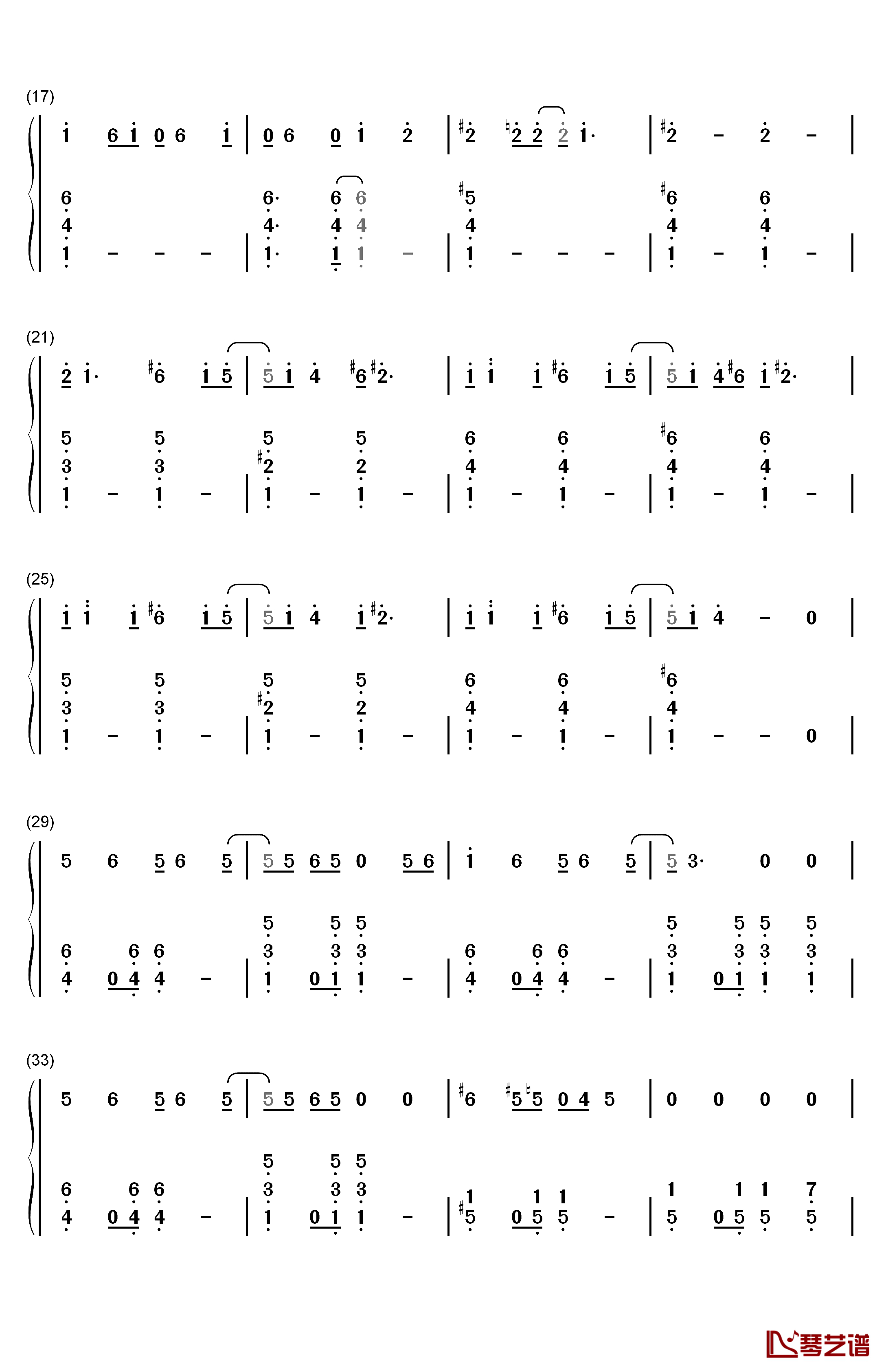 ずっとずっとずっと钢琴简谱-数字双手-久川綾  丹下桜2