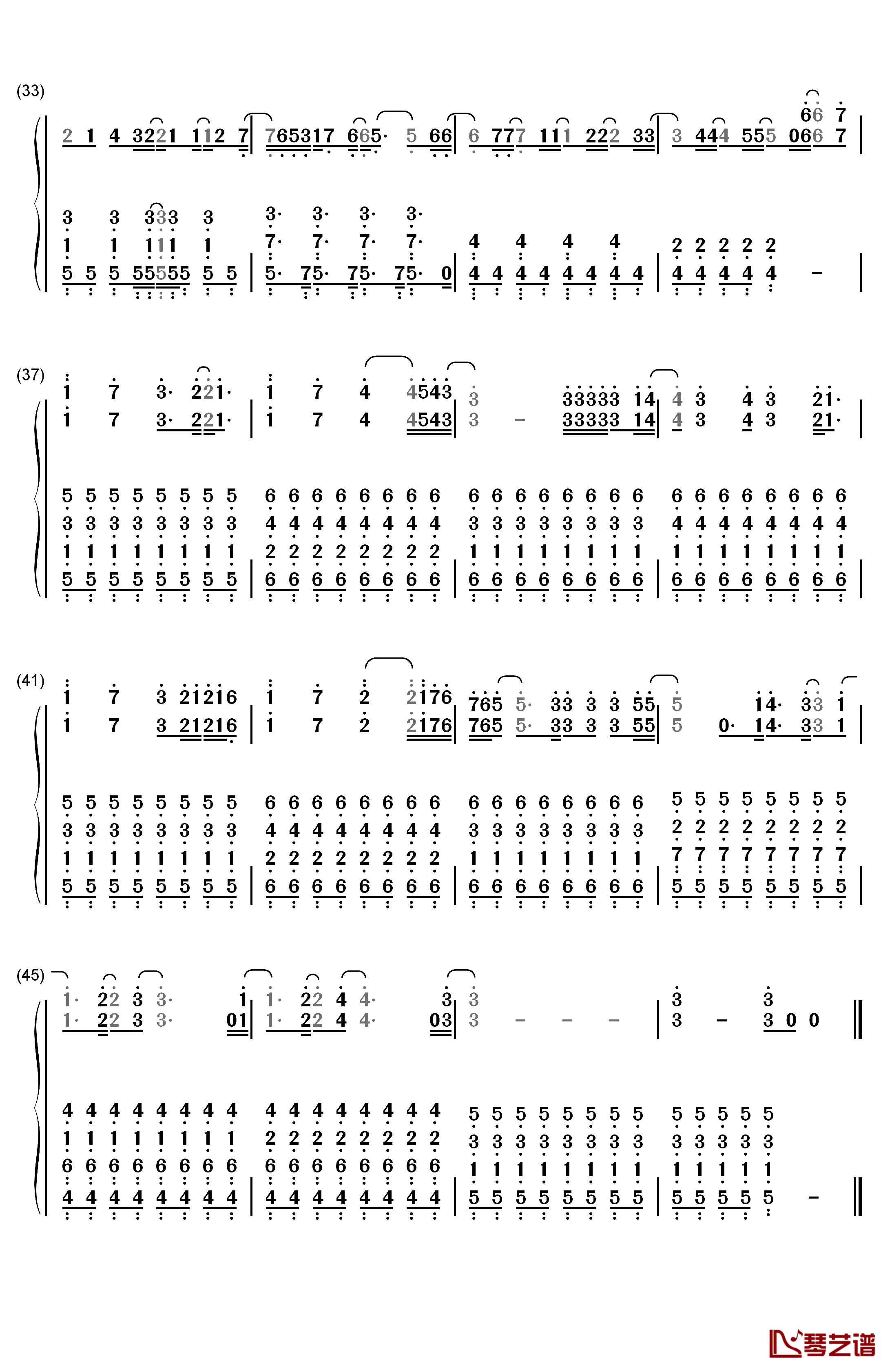 Almost Home钢琴简谱-数字双手-Mariah Carey3