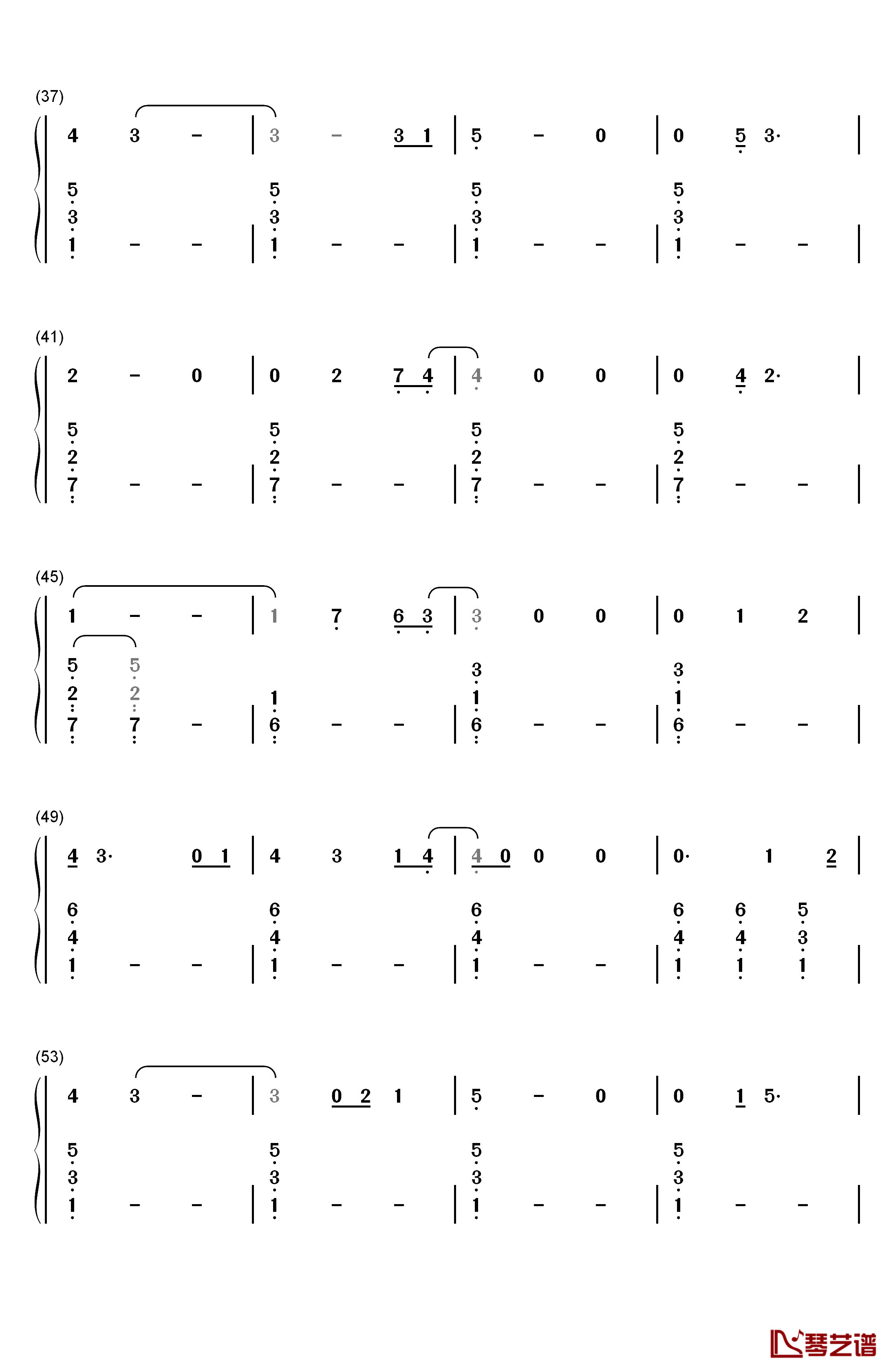 She Used To Be Mine钢琴简谱-数字双手-Sara Bareilles3