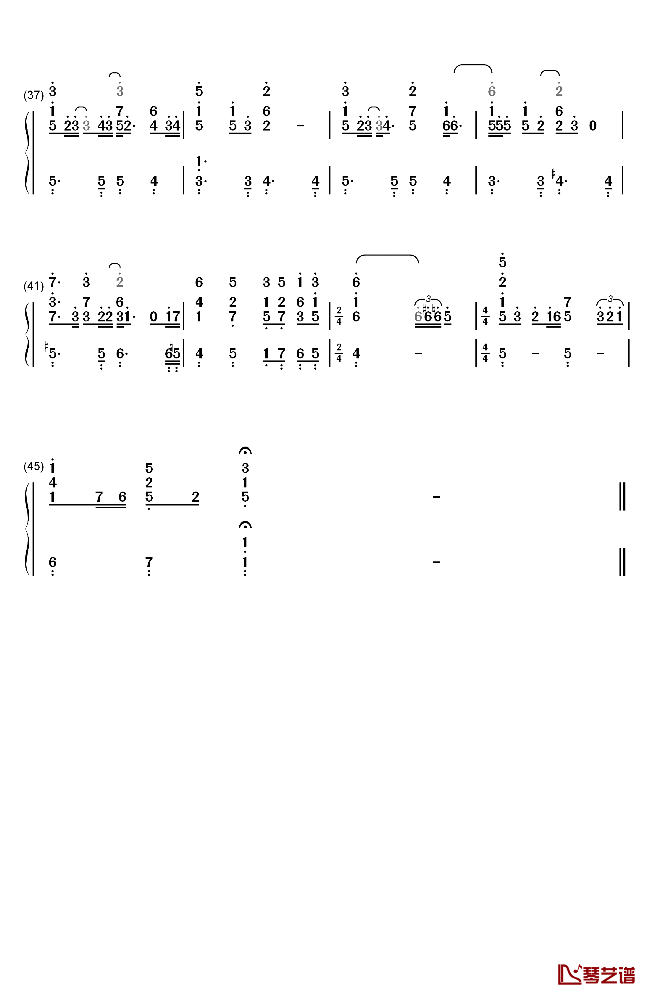 Go the Distance钢琴简谱-数字双手-Roger Bart3