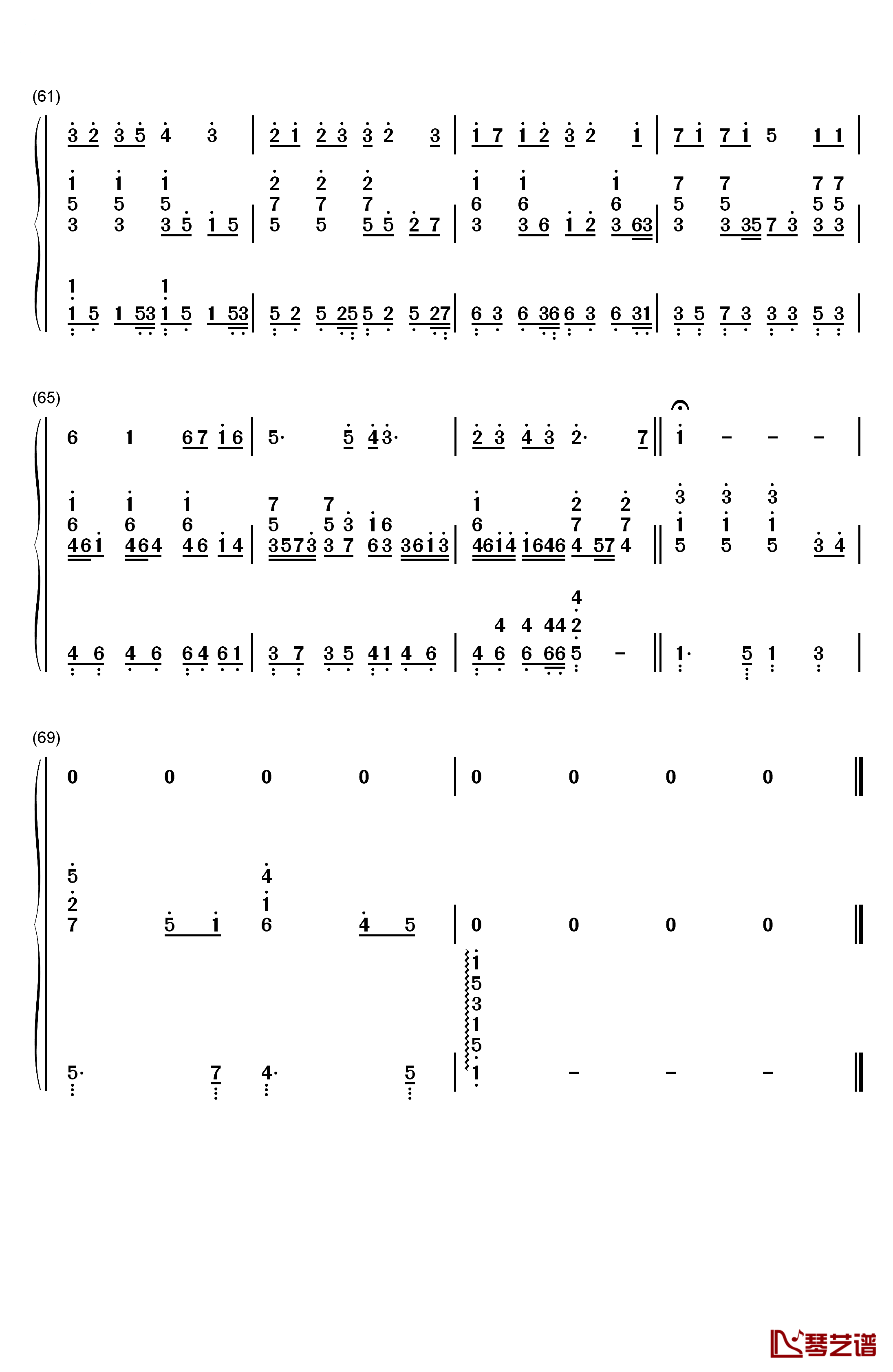 死性不改钢琴简谱-数字双手-Twins BOY'Z5